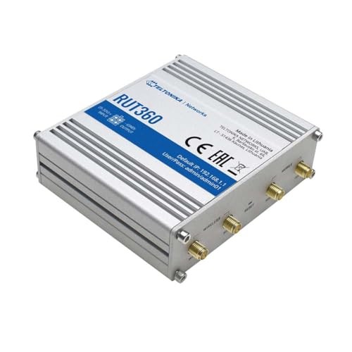 Teltonika RUT360 LTE Industrial CAT6 Cellular Router