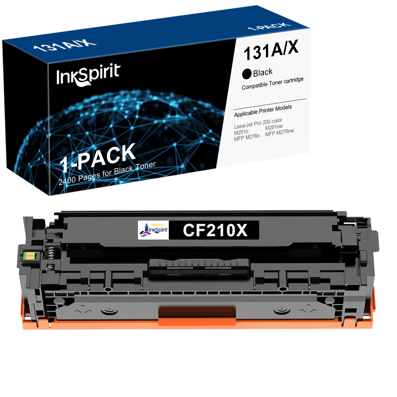 High Yield CF210X Color Toner For HP 131X LaserJet Pro 200 M251nw MFP M276nw Lot