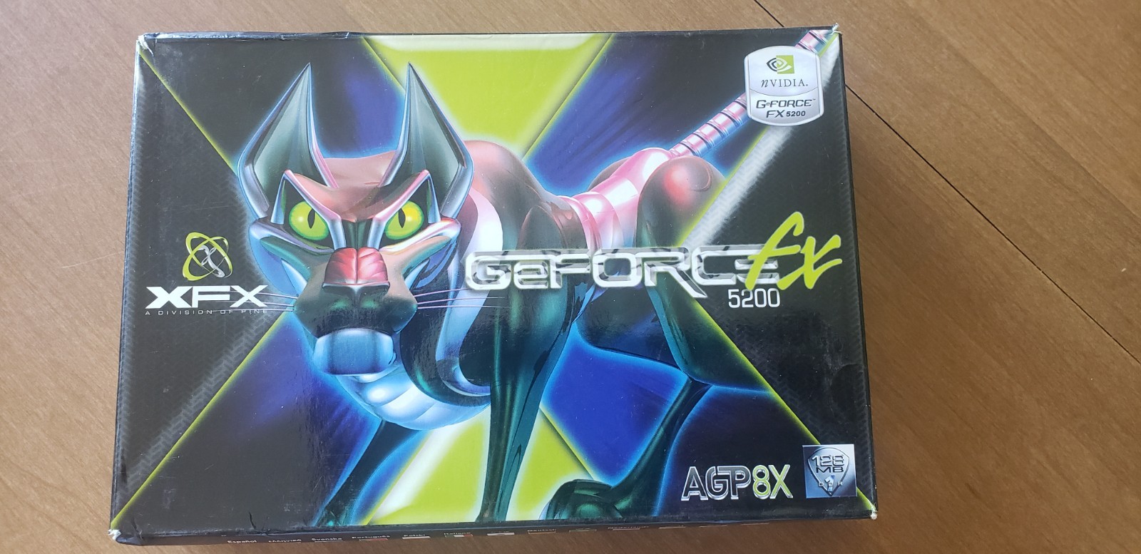 e-GeForce FX 5200 128MB DDR NVIDIA Graphics Card AGP 8X 4X In Box