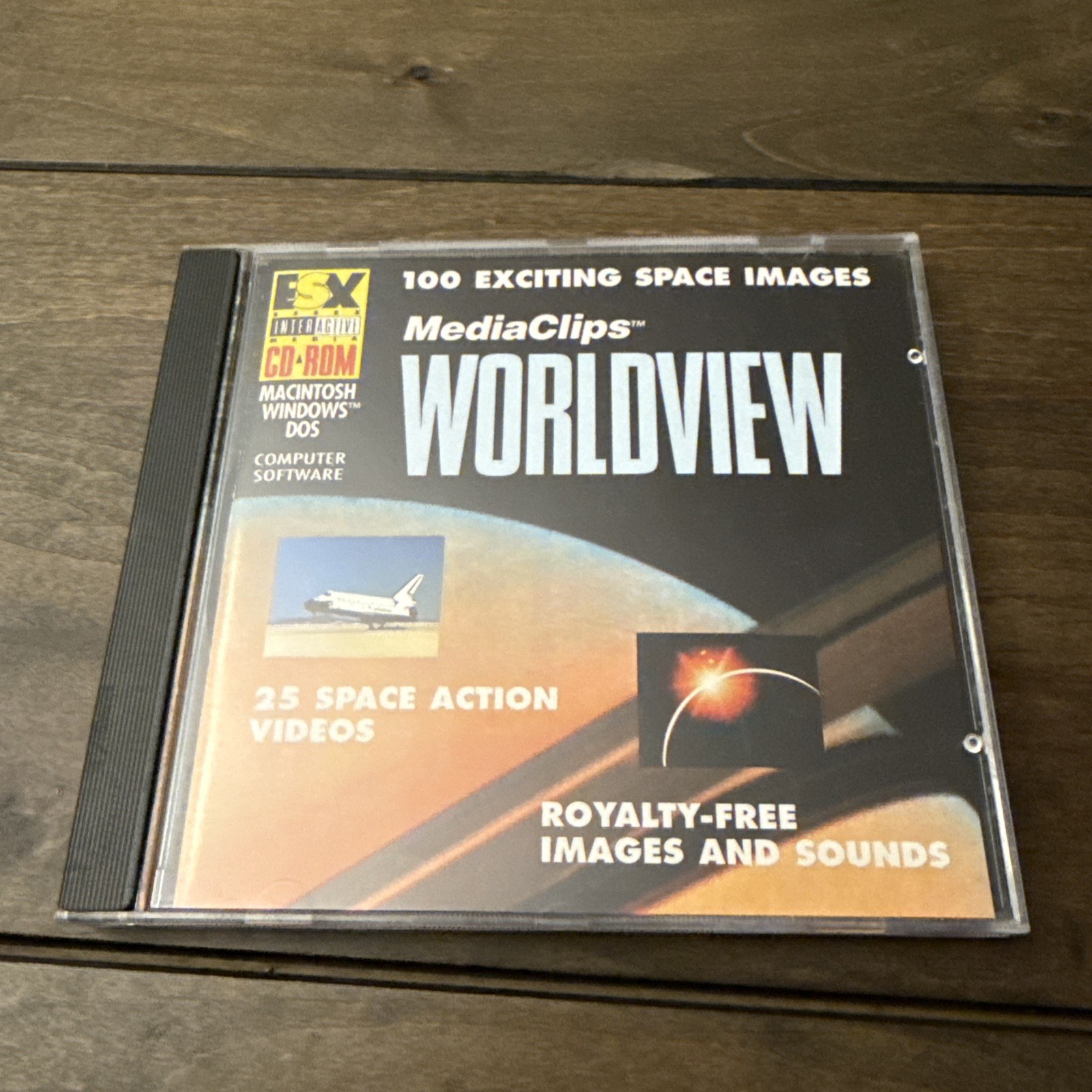 Mediaclips Worldview CD-ROM Royalty Free Space Images & Videos Aris Ent