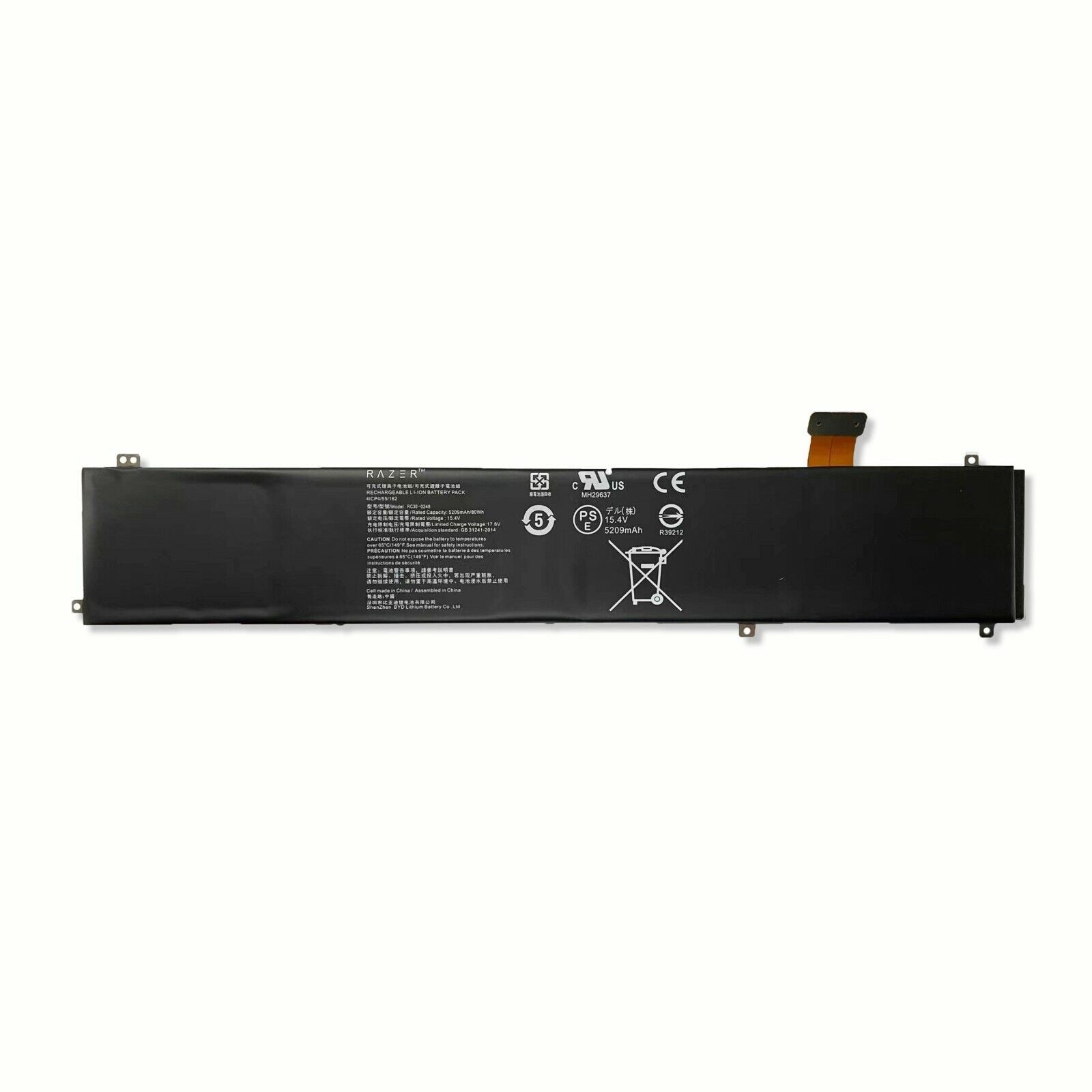 Genuine Battery RC30-0248 for Razer Blade 15 Advanced 2019 2018 2020 1060 GTX Ner