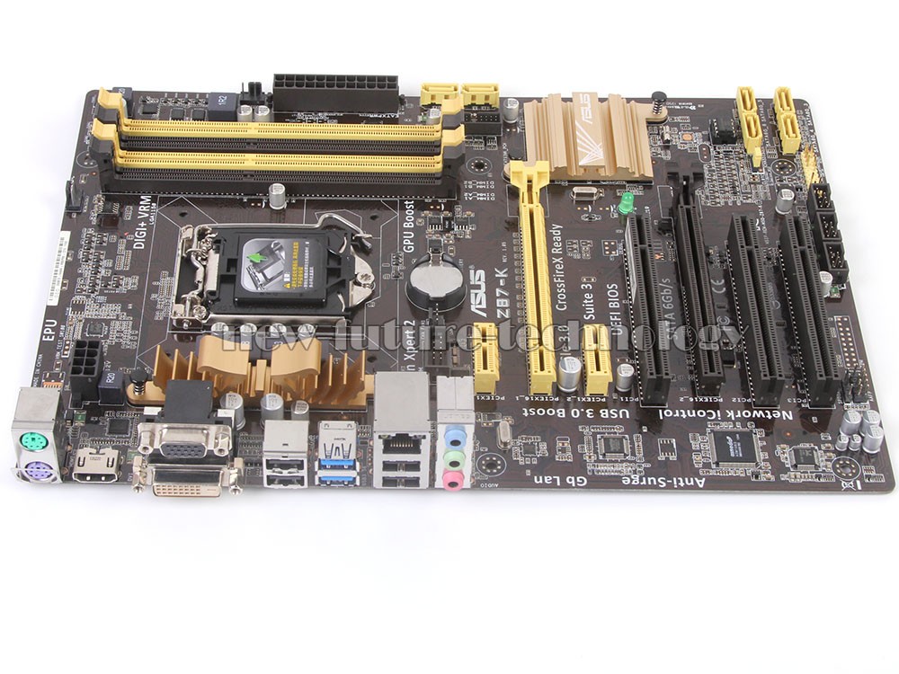 ASUS Original Motherboard Z87-K, LGA 1150 i7 i5 i3 Intel Z87 DDR3 USB3.0 ATX