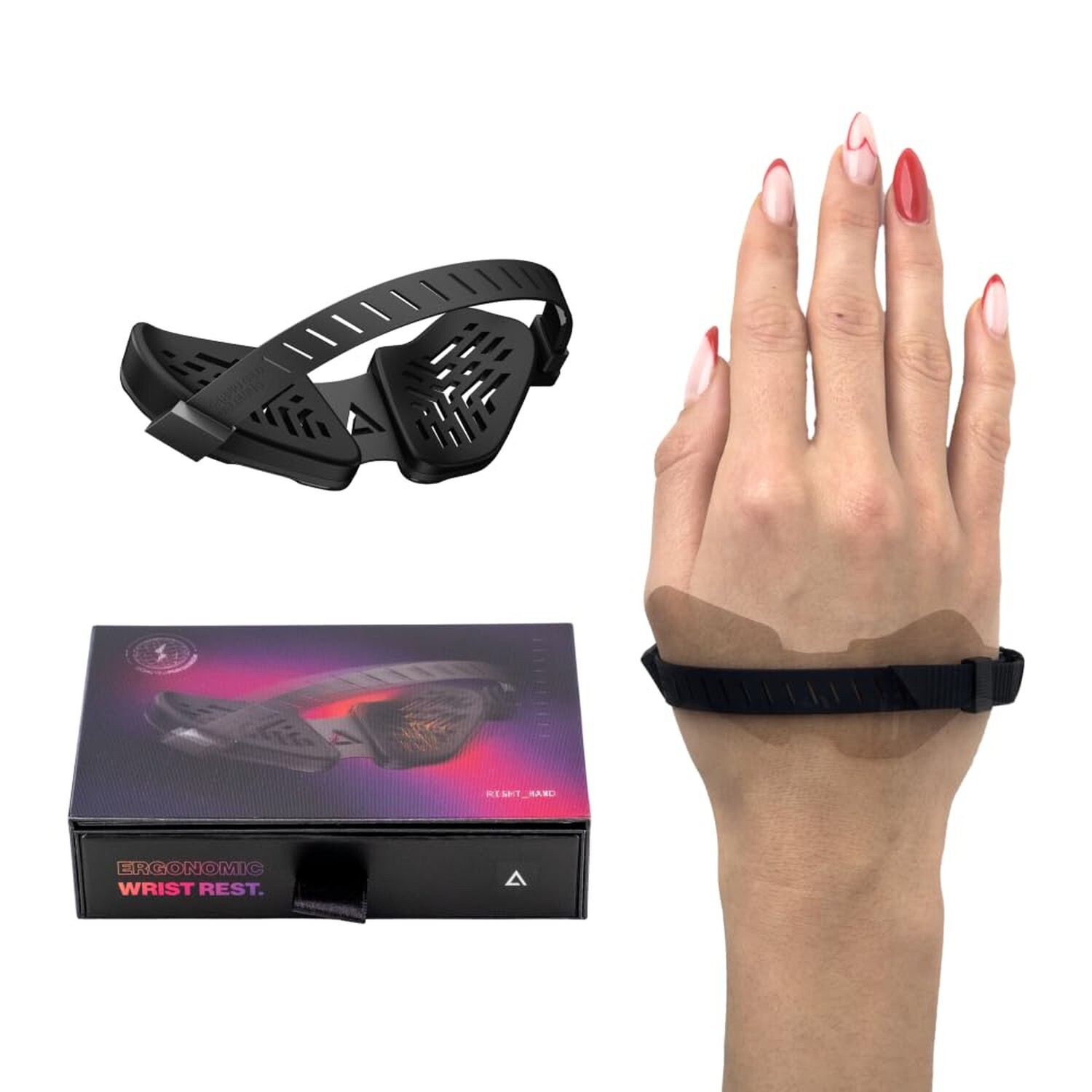 DELTAHUB Carpio G2.0 - - Advanced Ergonomic Right-Handed Gaming Wrist Rest fo...