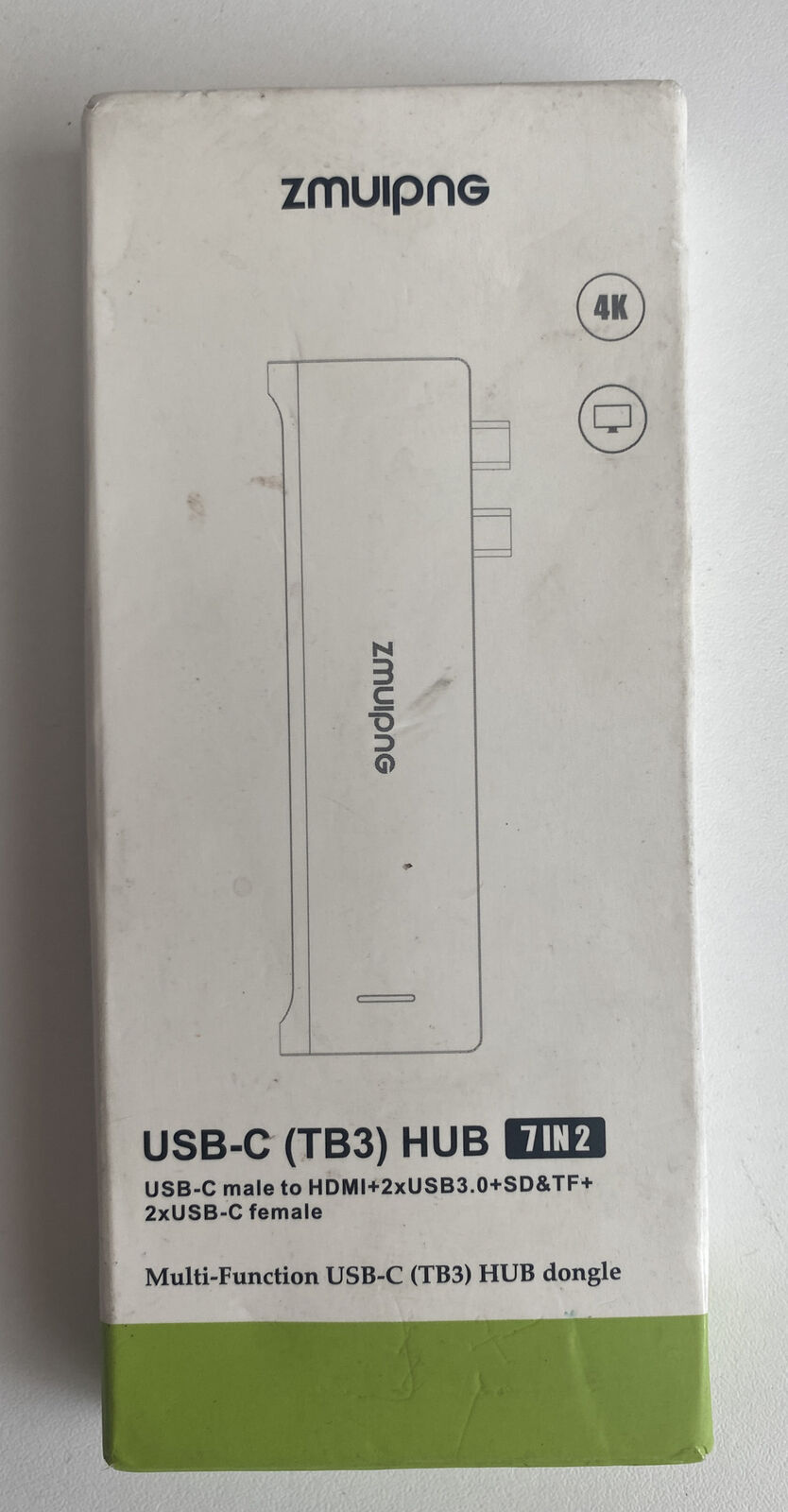 Zmuipng Multi-Function USB-C (TB3) HUB 7in2