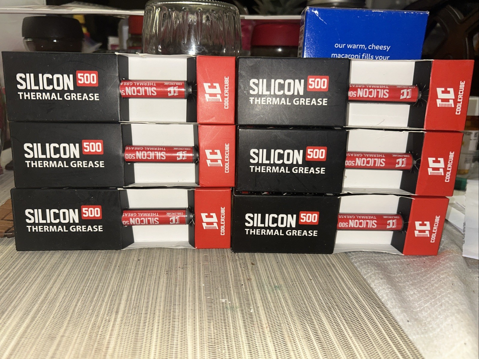 6 X Silicon Thermal Grease, 3g CPU Thermal Compound, Heatsink for All Coolers