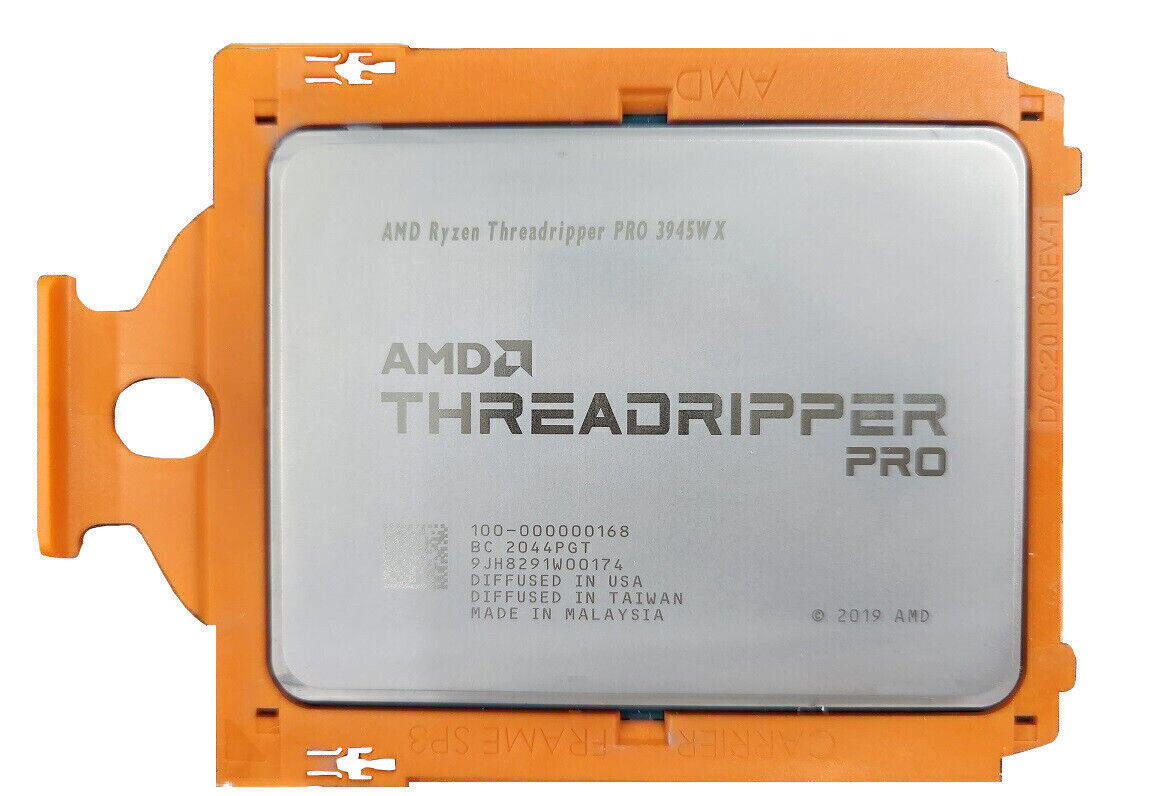 Lenovo Lock AMD Ryzen Threadripper Pro 3945wx swrx8 CPU Processor 12 Core 4GhzUS