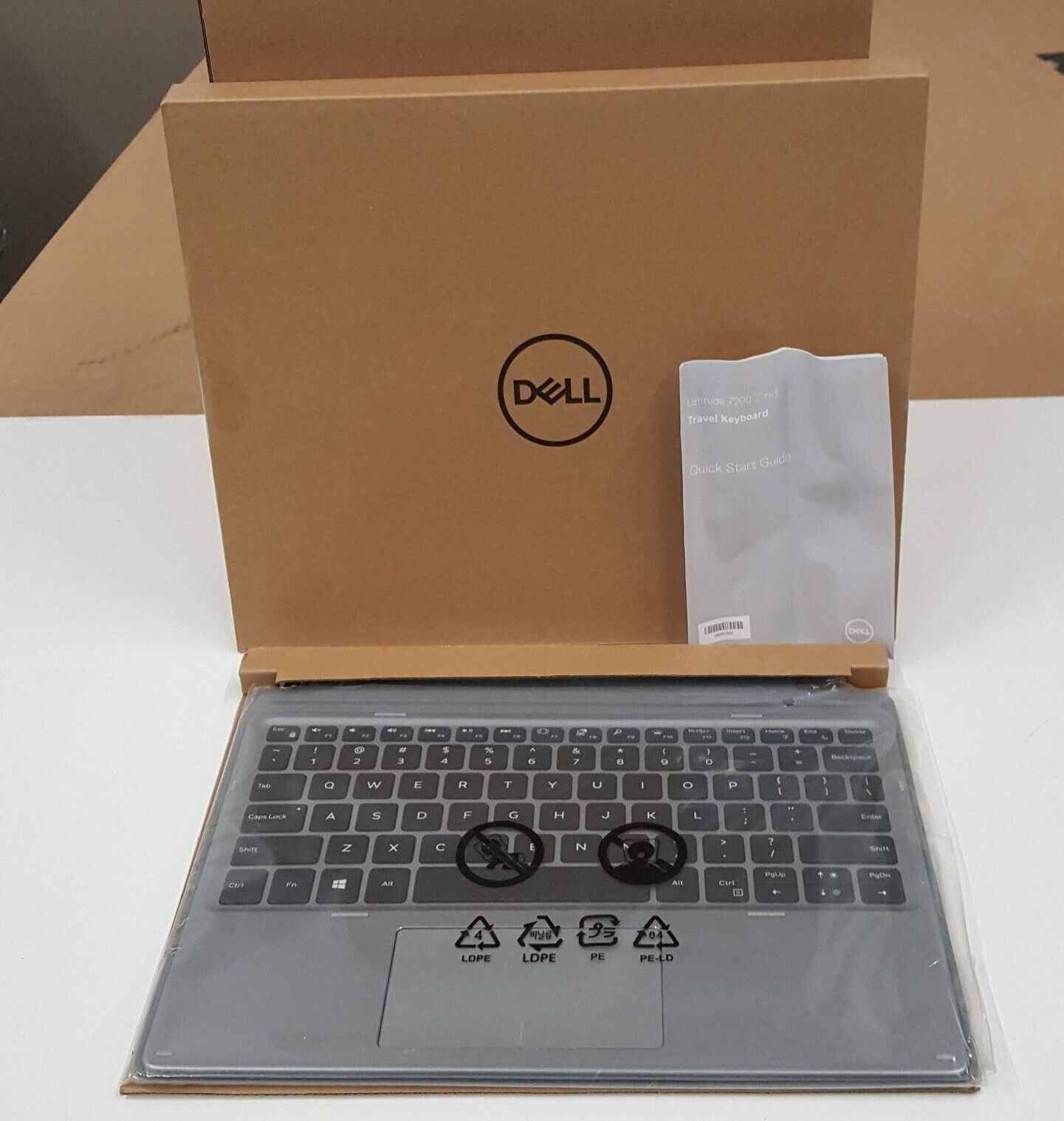 Dell Latitude 7200 7210 2-in-1 Tablet Mobile Keyboard Backlit K18M 24D3M NEW