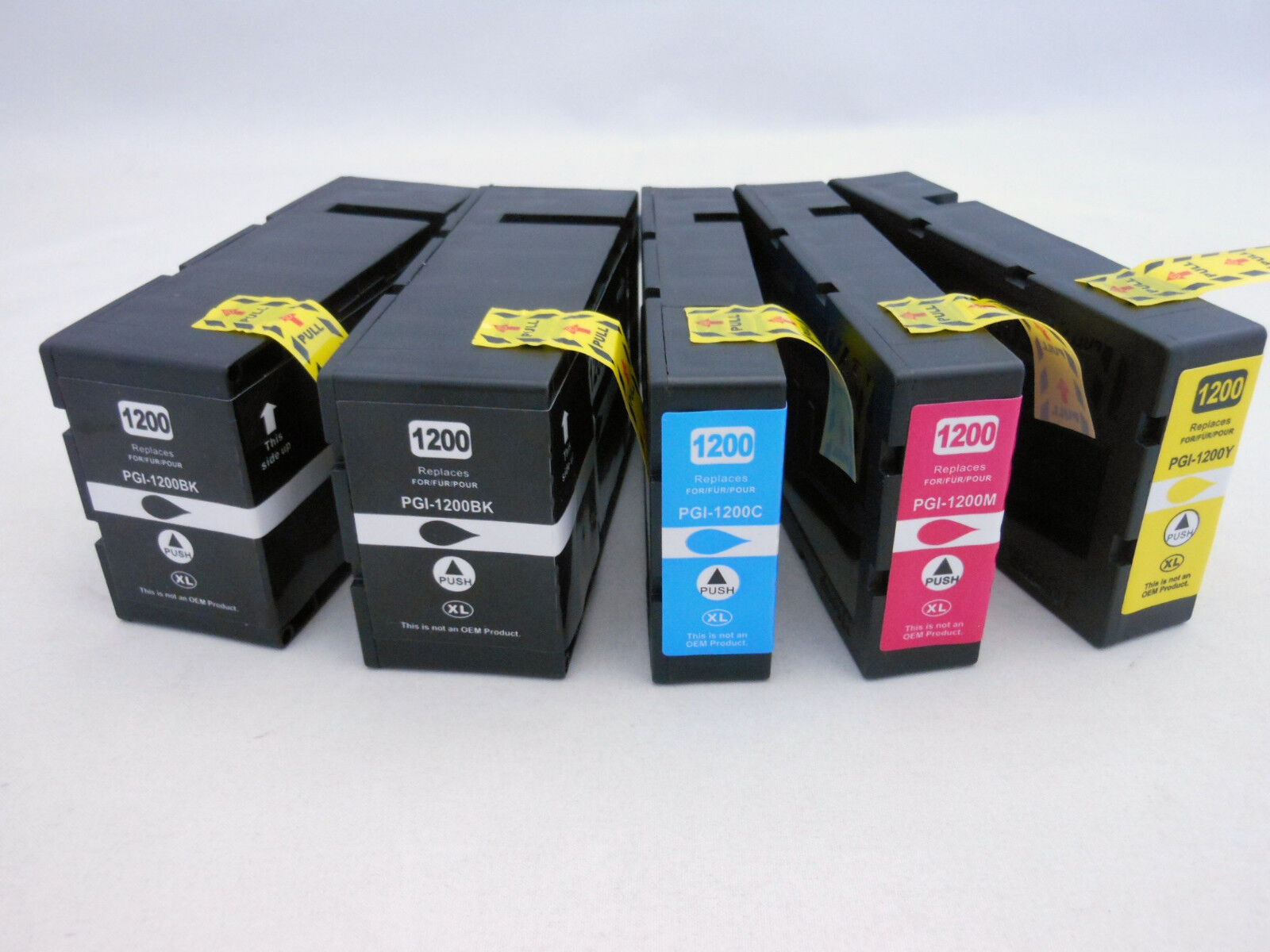 PGI-1200XL BK C M Y HY Ink Cartridge for Canon MAXIFY MB2320 MB2120 MB2020 5Pack