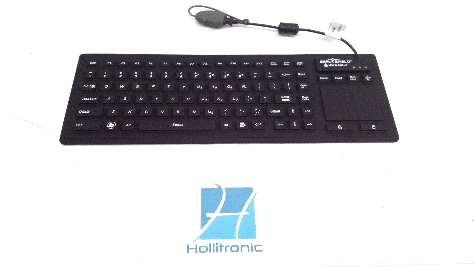 SEAL SHIELD SEAL GLOW WASHABLE SILICONE KEYBOARD S106G2 R2 BLACK USB
