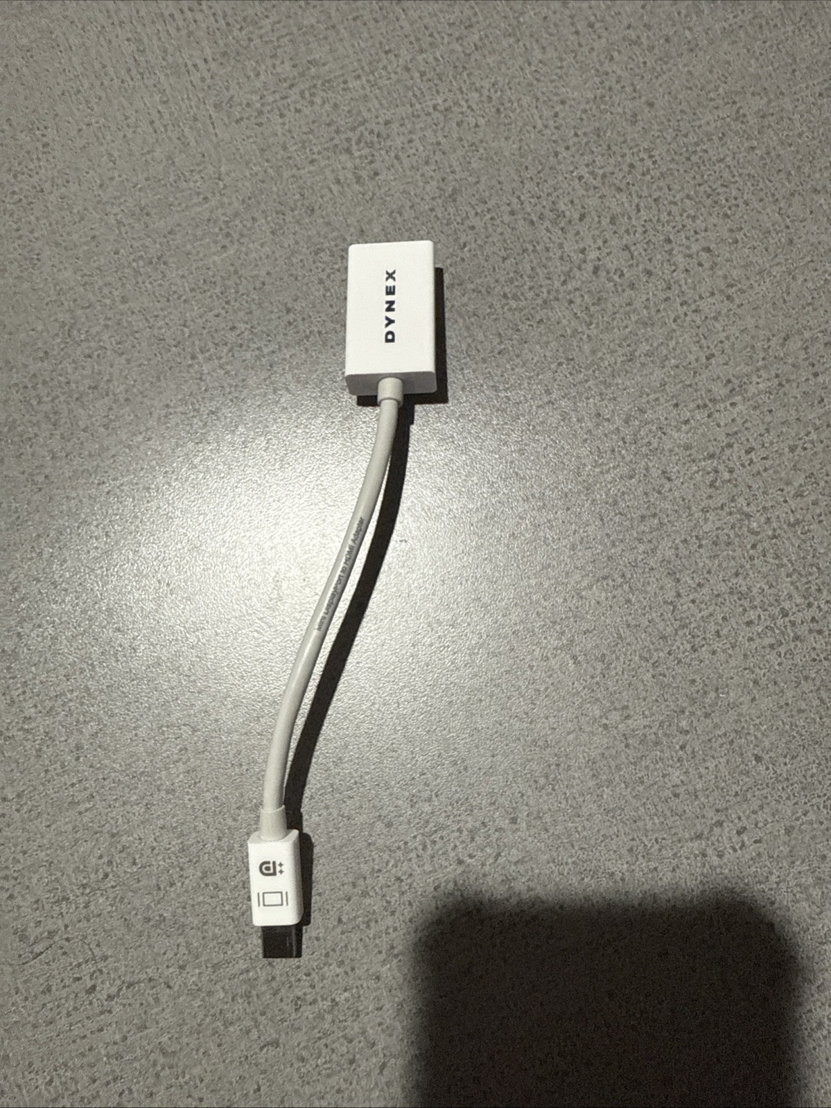 Dynex- Mini DisplayPort-to-HDMI Adapter - White