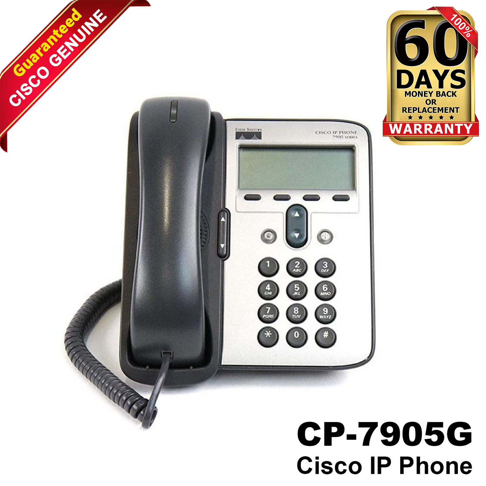 Cisco Unified Business 7900 Single-Line Desktop VoIP Phone 74-3092-04 CP-7905G