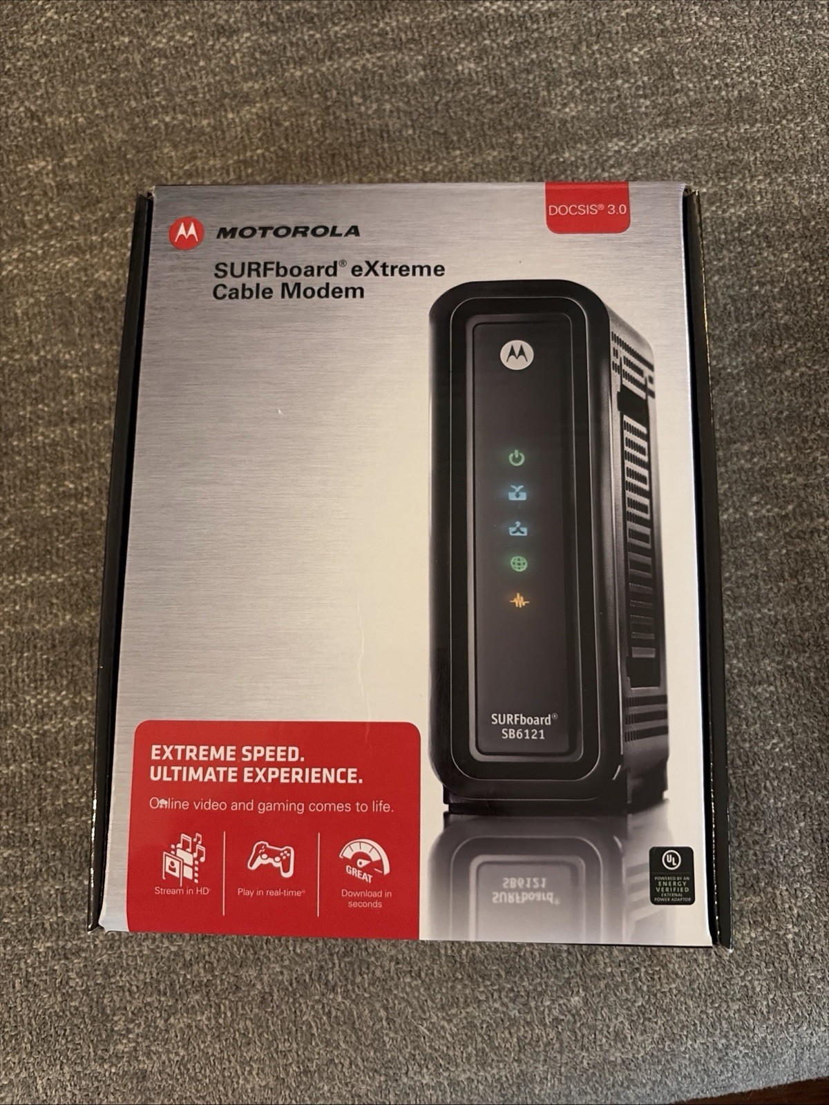 Motorola Surfboard eXtreme DOCSIS 3.0 Cable Modem *New, Open Box* SB6121