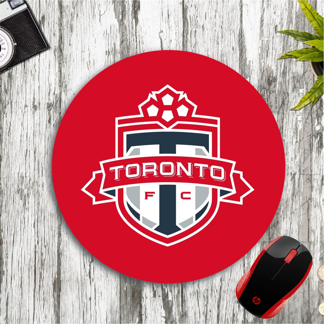 TORONTO FC CUSTOM ROUND PC DESK MAT MOUSE PAD HOME SCHOOL GIFT SOCCER