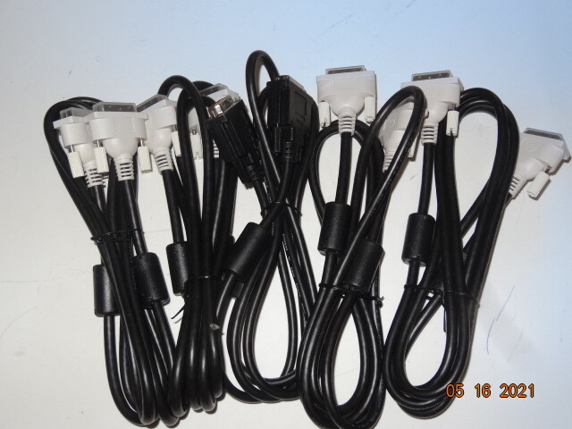 New  5 DVI CABLE HOTRON SINGLE LINK CABLE E246588 AWM STYLE 20276 30V VW-1 