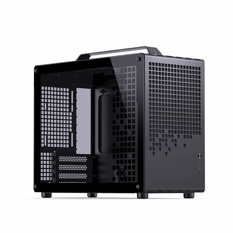 JONSPLUS Z20 Black Micro-Atx Mini Tower PC Case,With Detachable Carrying Handle