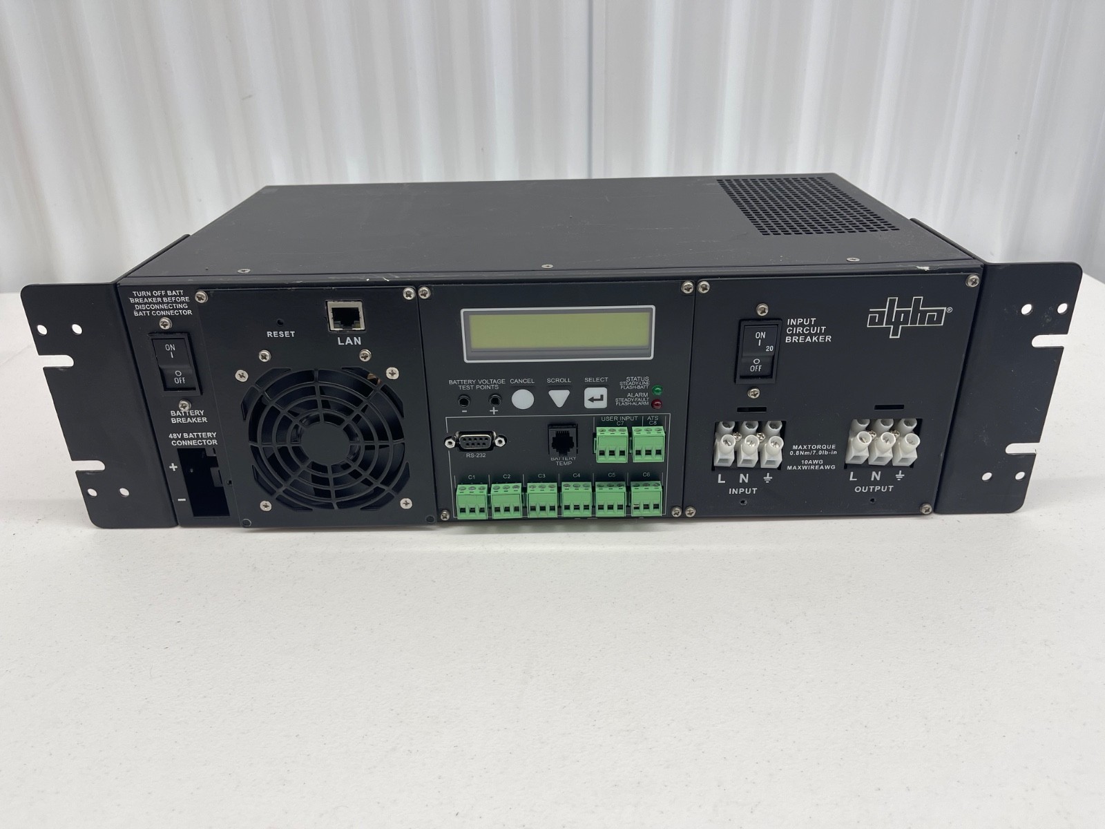 Alpha Technologies FXM-1100 Rugged UPS Module 48 VDC 120 VAC