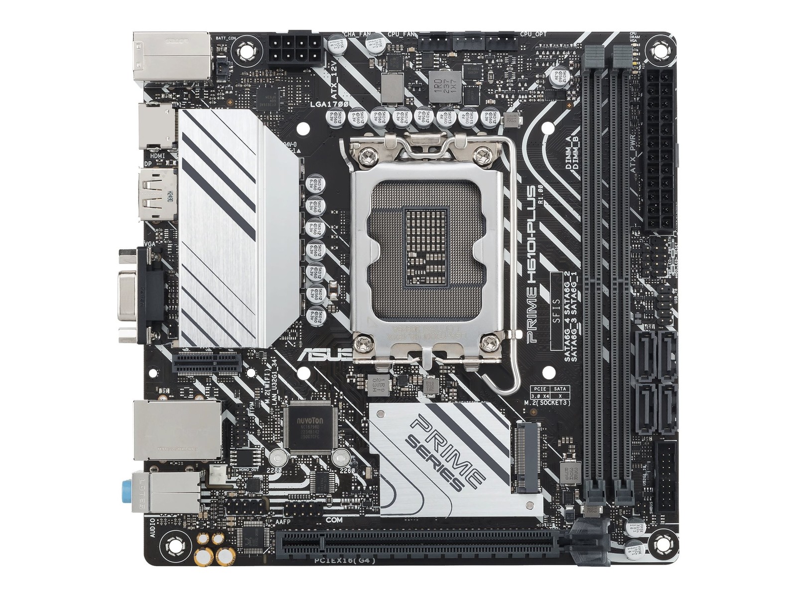 ASUS PRIME H610I-PLUS-CSM Motherboard mini ITX LGA1700 Socket 90MB1GB0-M0EAYC