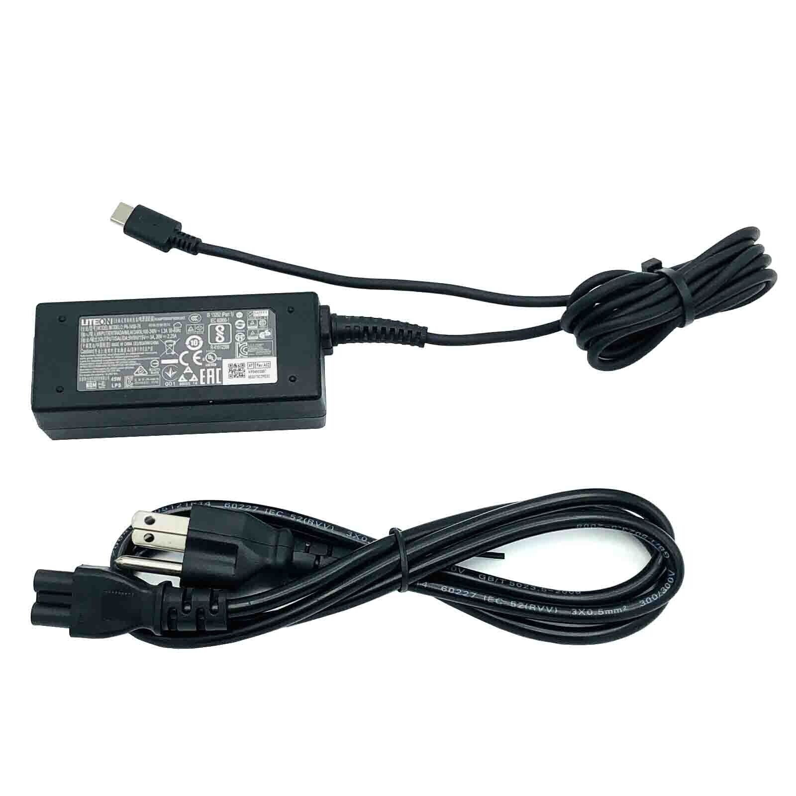 Genuine Liteon 45W USB-C Power Charger Adapter For Acer  Chromebook 311 Laptop