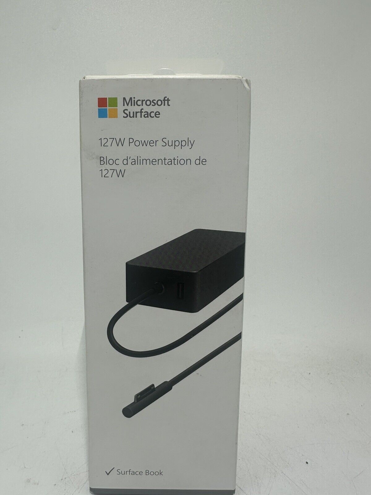 Microsoft Surface 127W Power Supply Model 1932 NEW IN DAMAGED BOX STILL SEALED