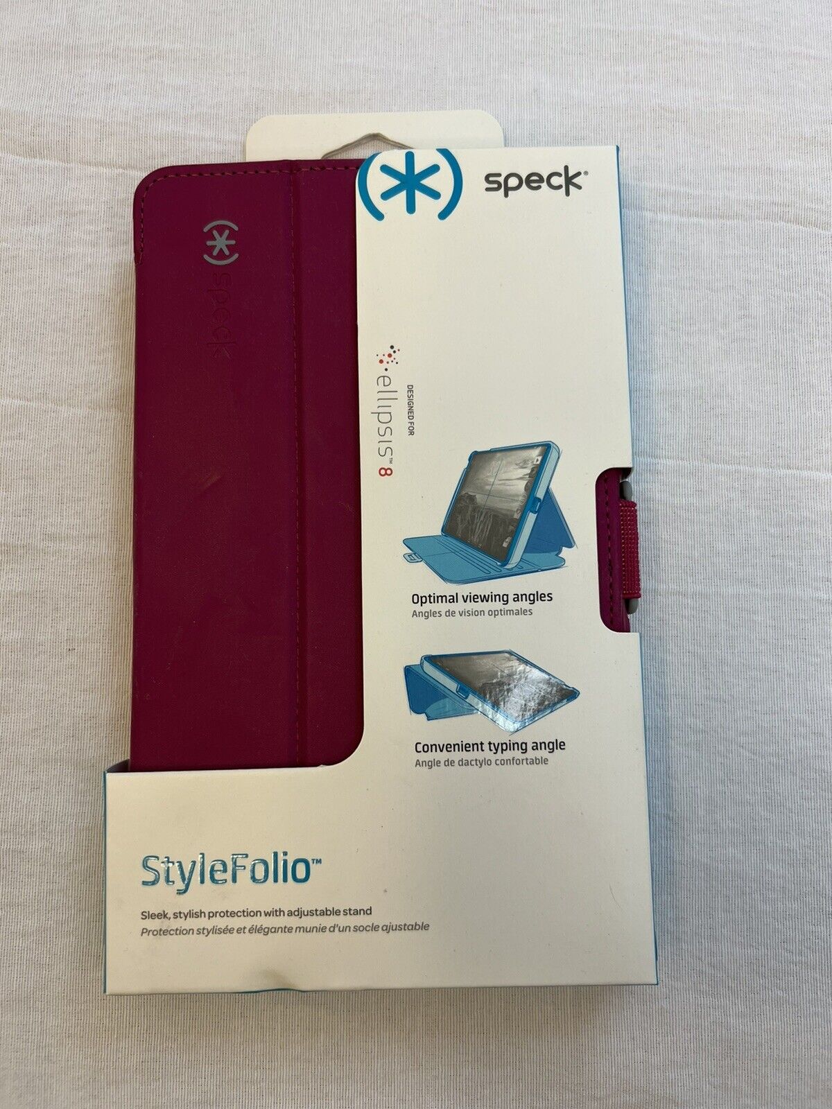 Speck StyleFolio Durable Impact Protection Folio Hard Shell Case For Ellipsis 8