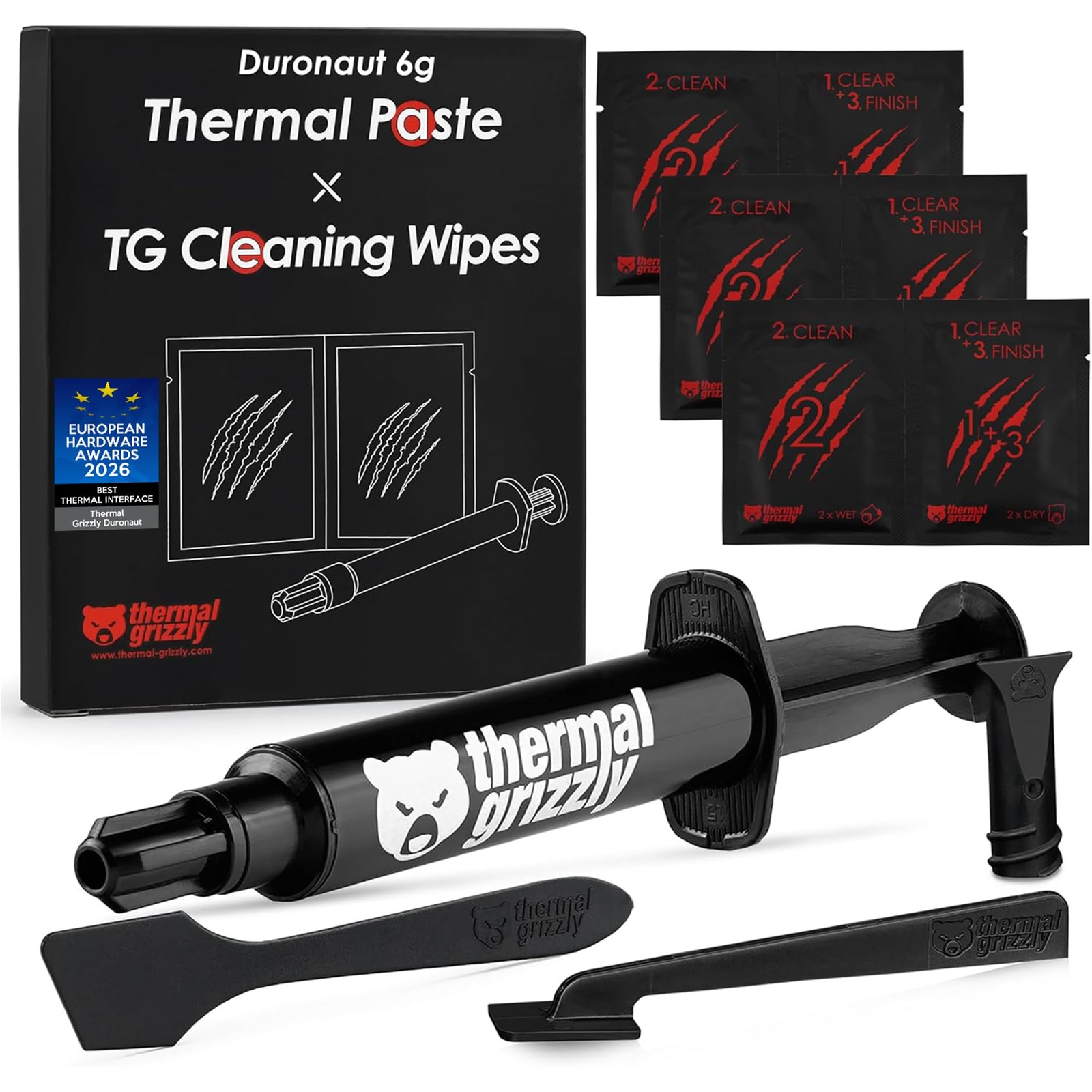 6 Gram - Enhanced Durability & High Performance Thermal Paste - for Maximum Cond