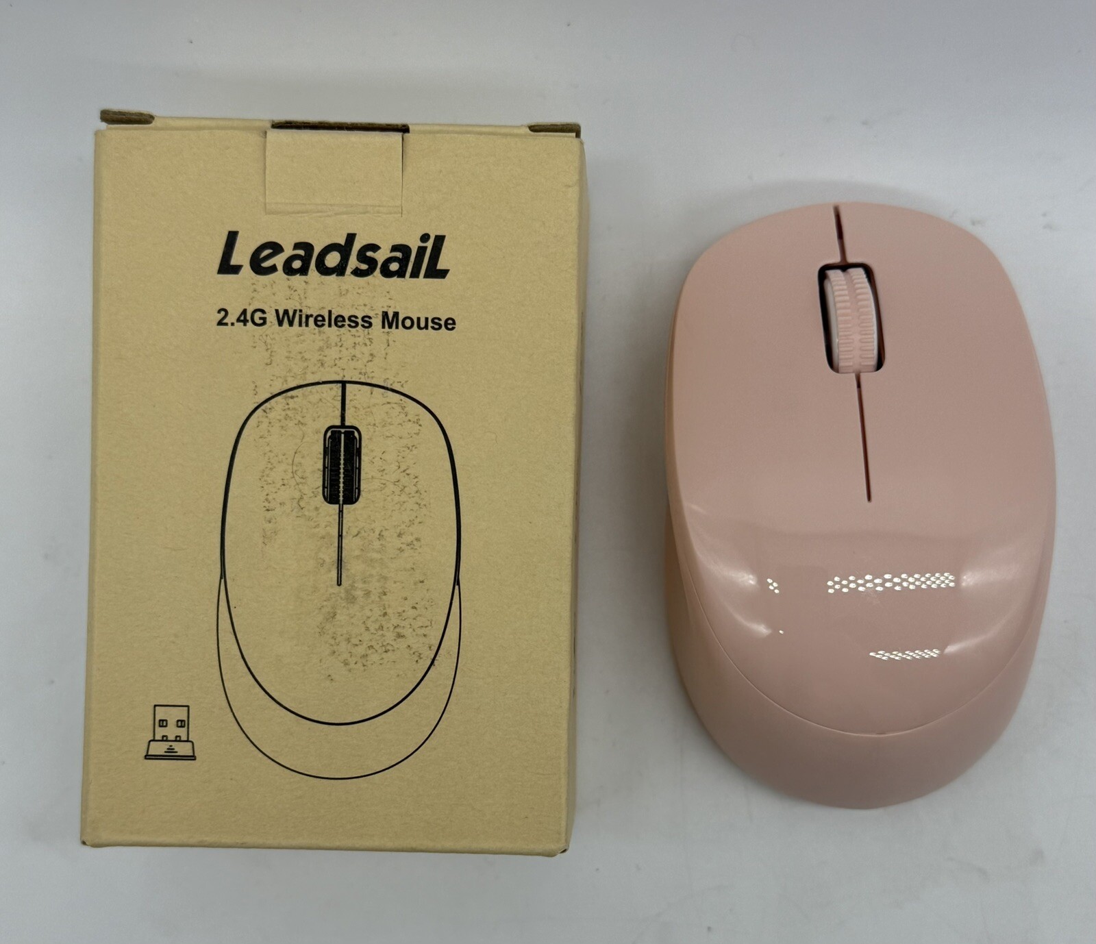 LeadsaiL Wireless Mouse for Laptop 2.4GHz Silent USB Mouse Slim Optical Mouse...