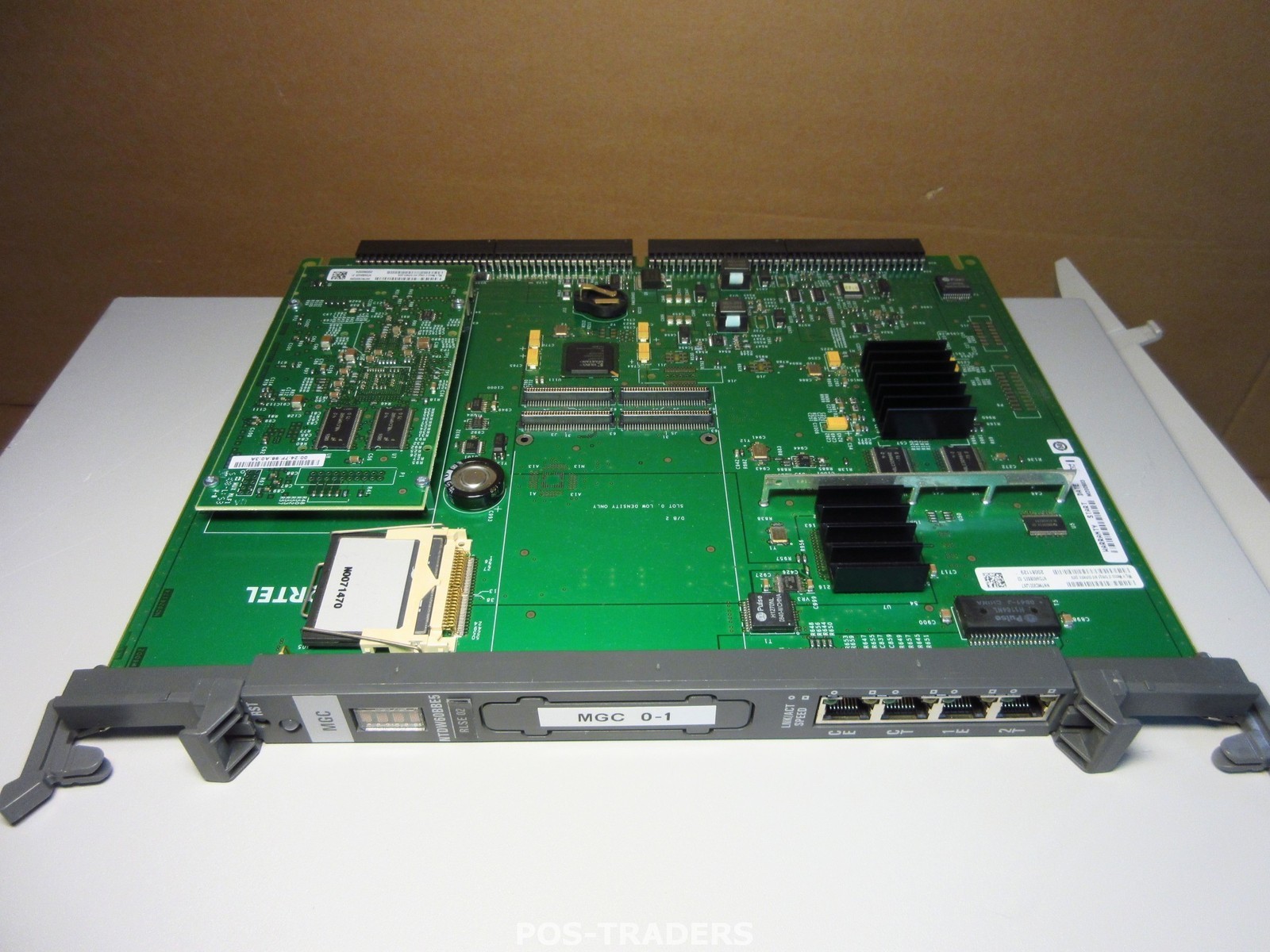 Nortel Meridian NTDW60BBE5 4 Port Media Gateway MGC FROM NORTEL MG1000 NTDU14