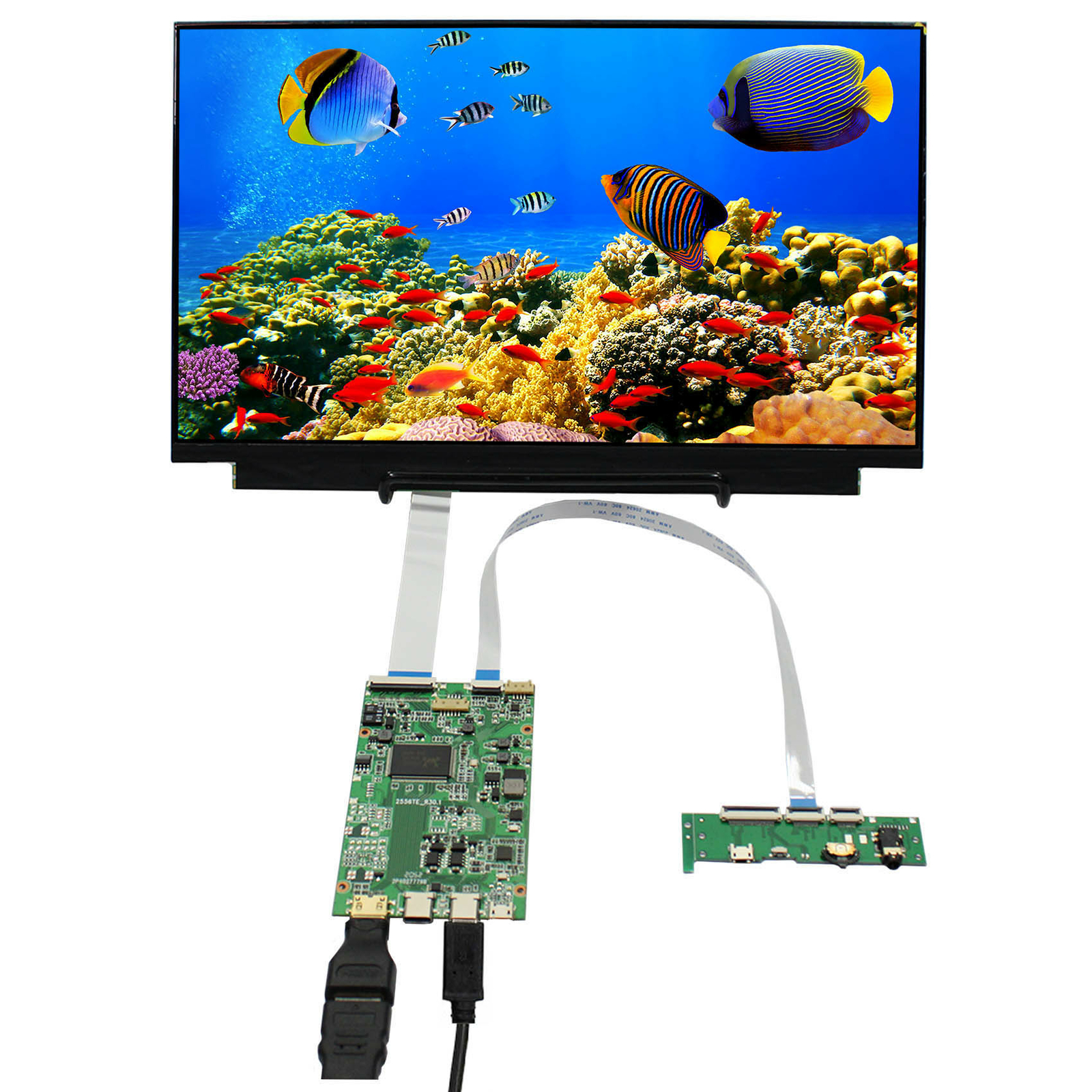 Type C HD LCD Controller Board 13.3inch 1920x1080 eDP IPS LCD Panel