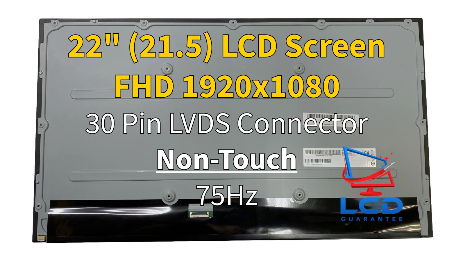 HP 22-DG0034 21.5" FHD 75Hz Non Touch All-in-One LCD Screen