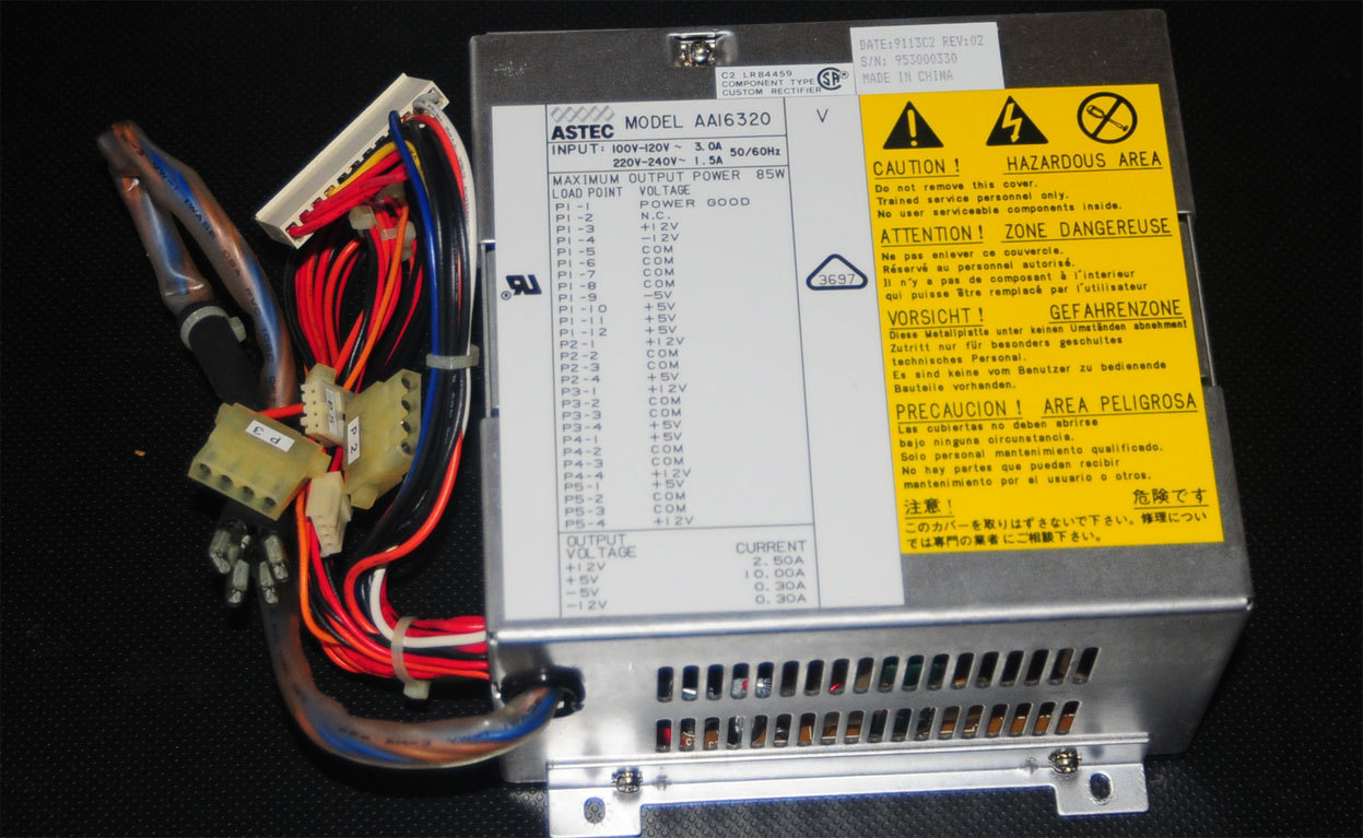 Astec AA16320 Computer Power Supply 85W