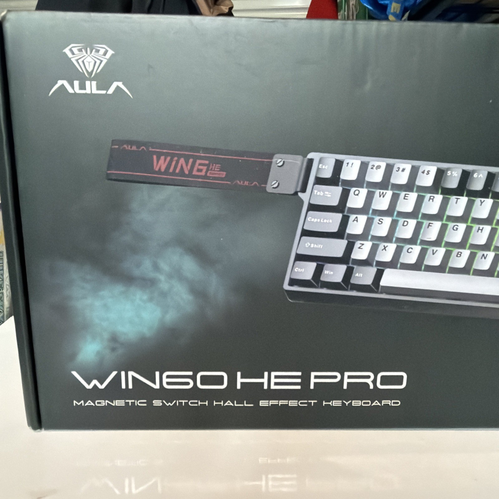 Open Box - AULA WIN60 HE PRO 60 Mechanical Gaming Keyboard Magnetic Switch Black