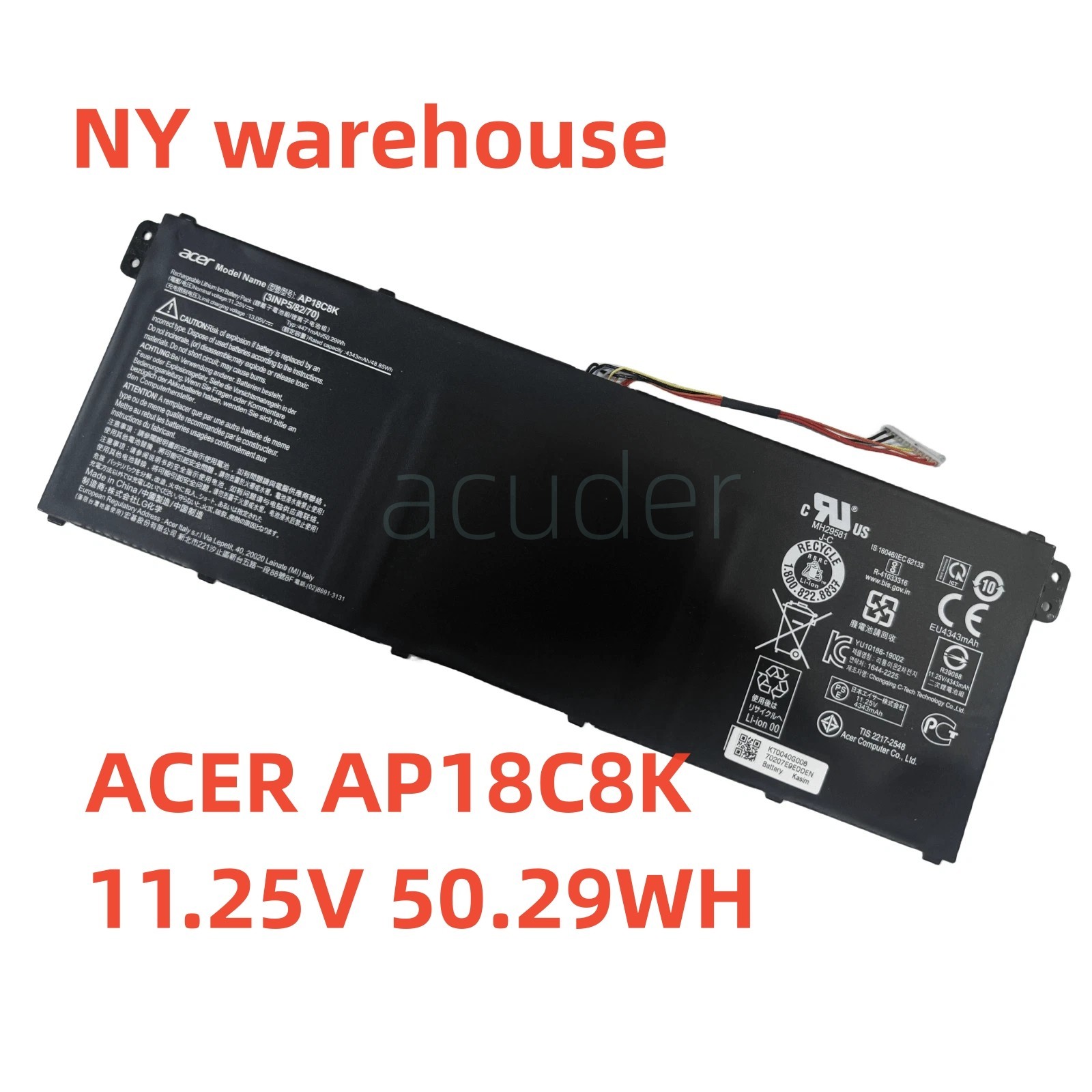 AP18C8K  Battery For Acer Swift 3 SP314-54N SF314-42 A514-54 A515-56 SF314-57G