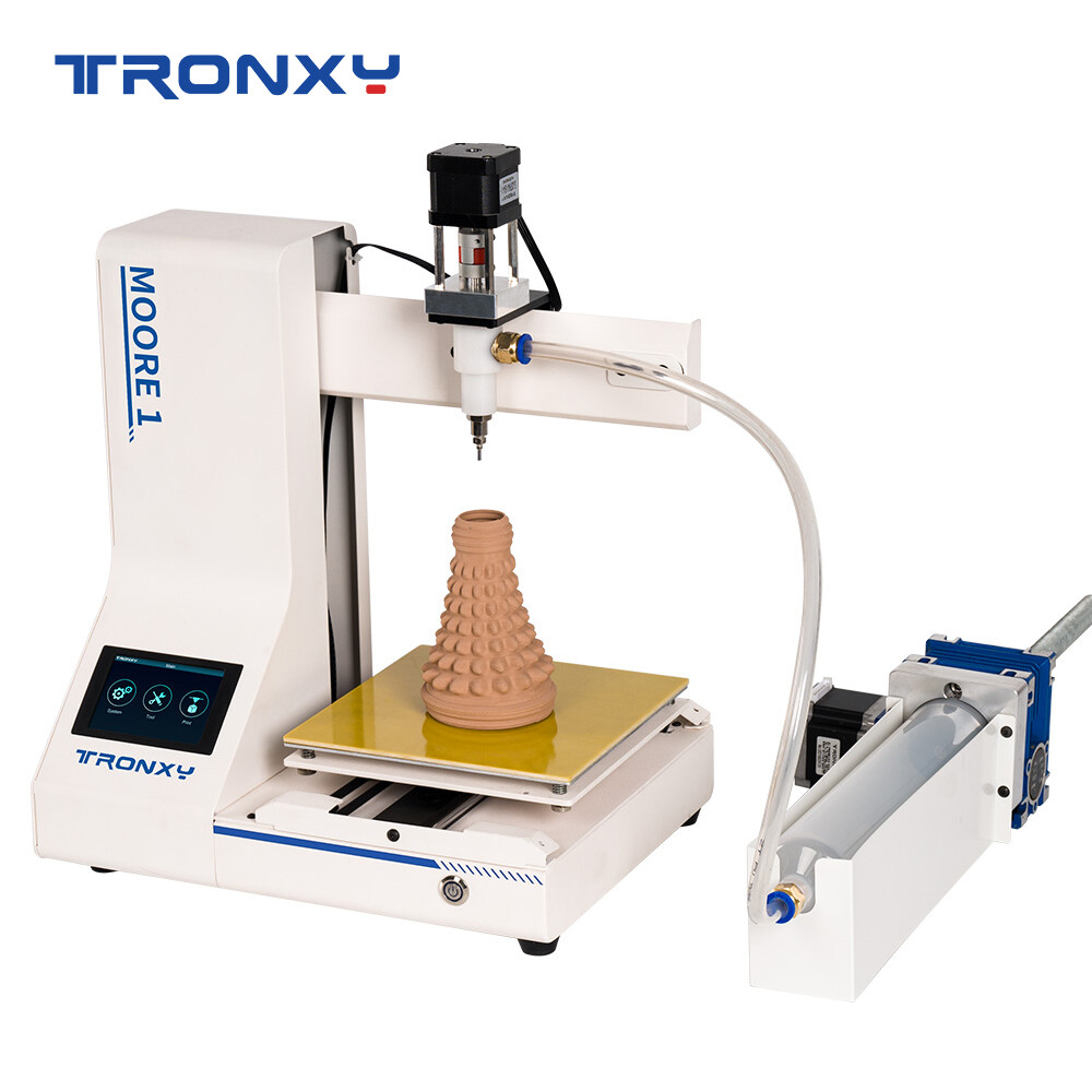 Tronxy Moore 1 Clay 3D Print Ceramic Printing Electric Push Rod 2 KG Free Clay