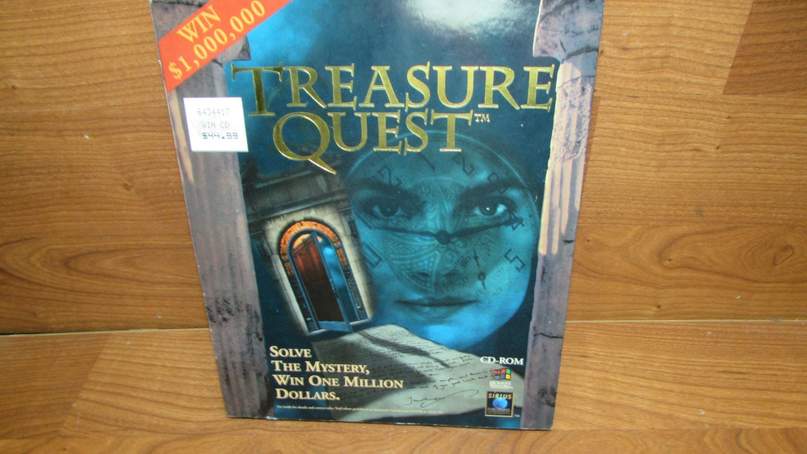 Treasure Quest, 1996 Windows (PC; CD-ROM) - Sealed Big Box CIB PC Game