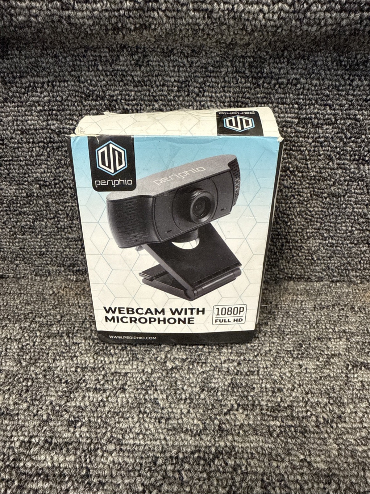 webcam Perijphio with  Built In microphone 1080P Full HD Black New In Box