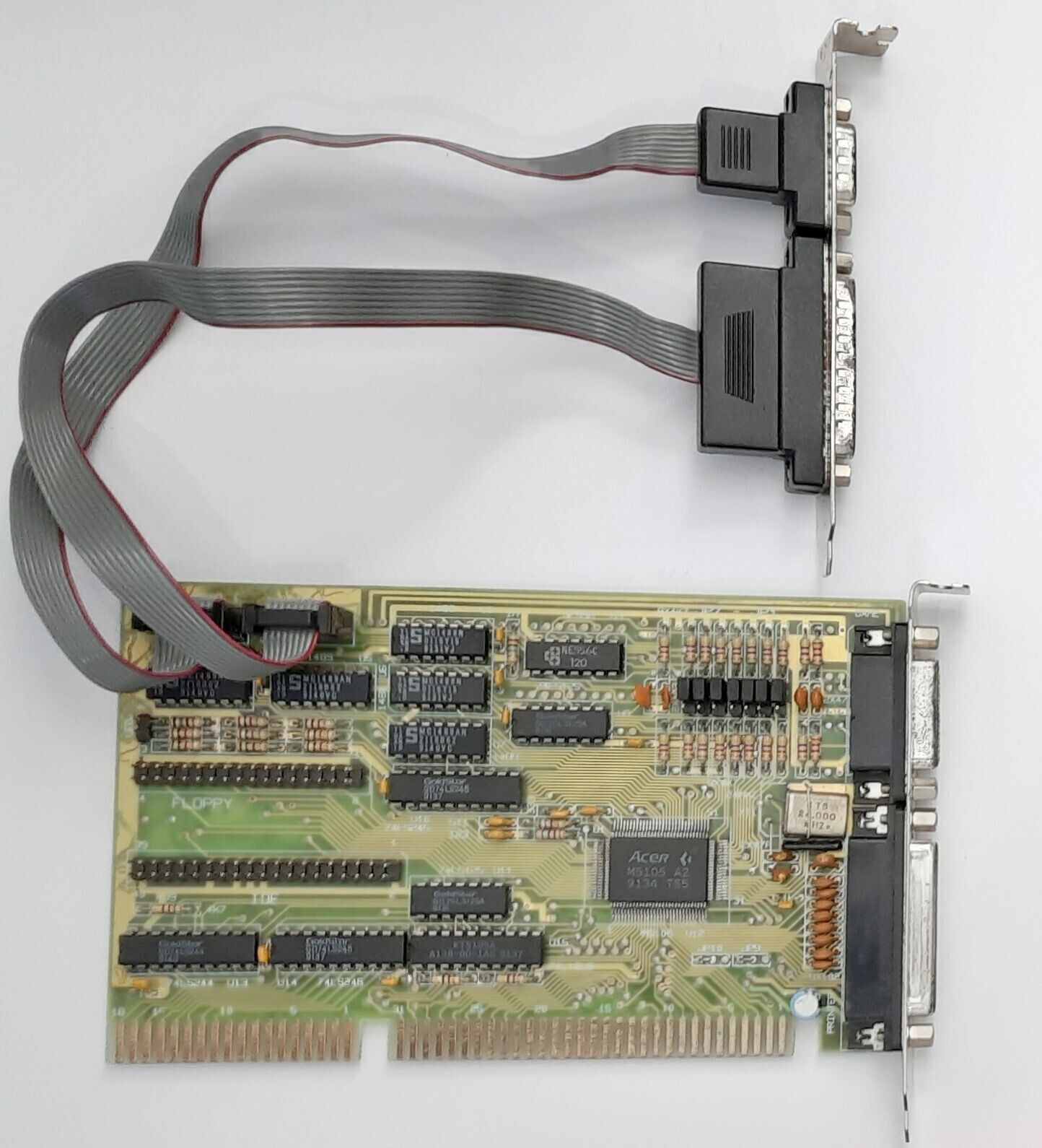 Kentech IDE PLUS V2 ISA Multi-I/O IDE Floppy Controller (Acer, Retro, 1991)