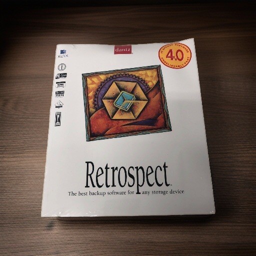 Retrospect V 4.0 for Mac NIB Dantz Backup Software Vintage -New, sealed