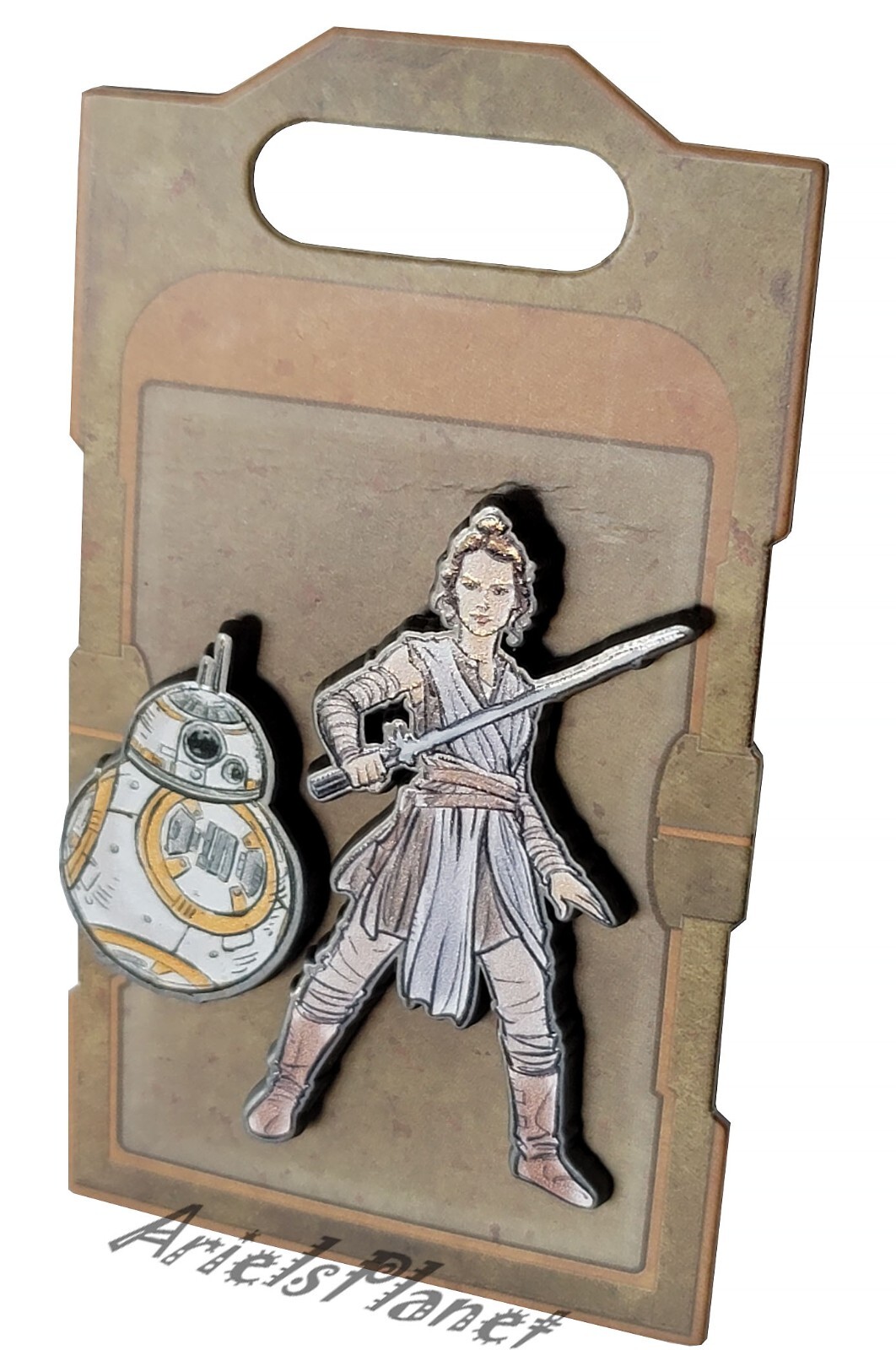 Disney Parks Star Wars BB-8 and Rey Duo Combo (2) Pin Set