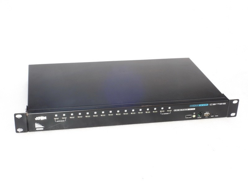 NOS ATEN INTERNATIONAL MODEL CS17916 16-PORT USB HDMI AUDIO KVM NETWORK SWITCH