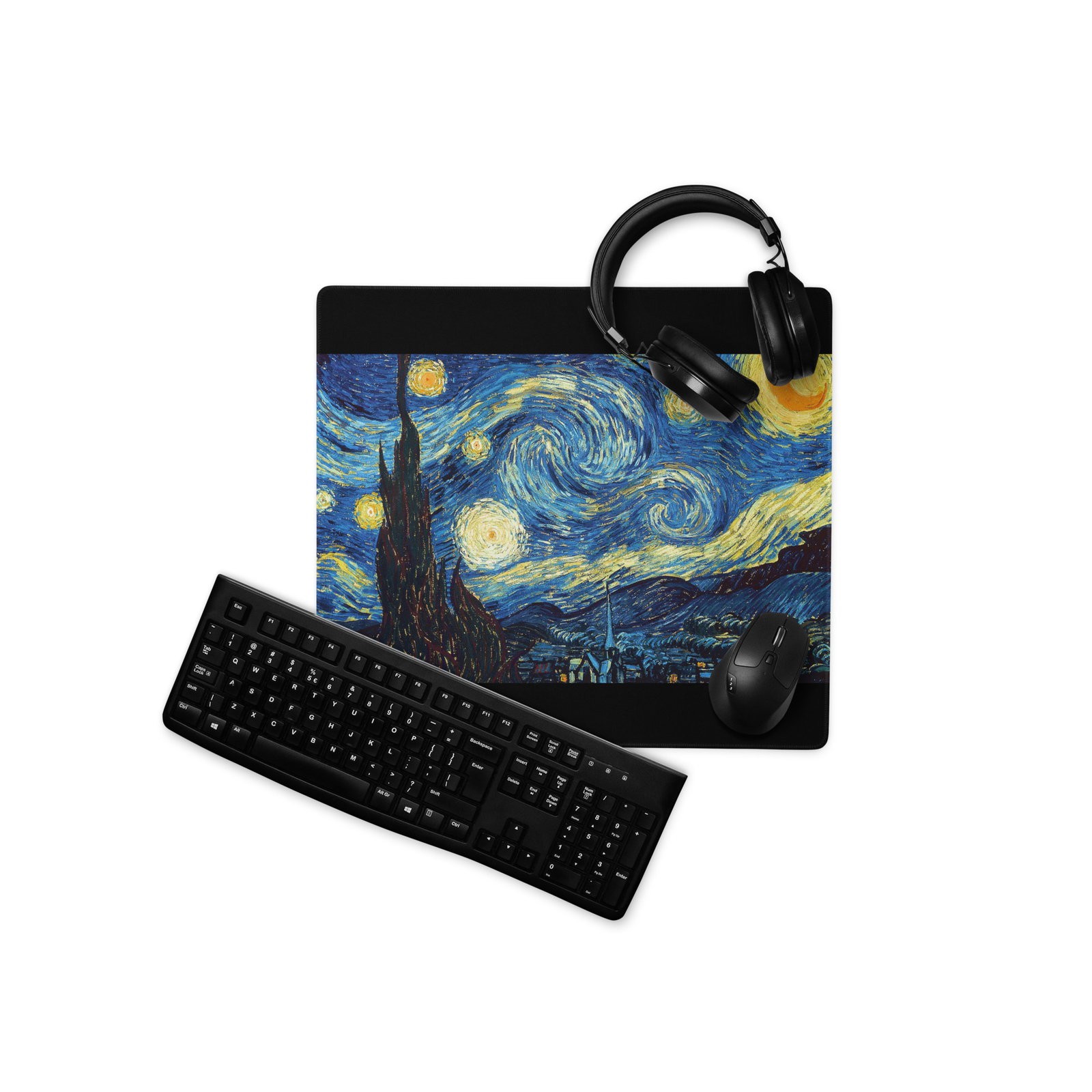 Starry Night Large Desk Mat Gaming Mouse Pad