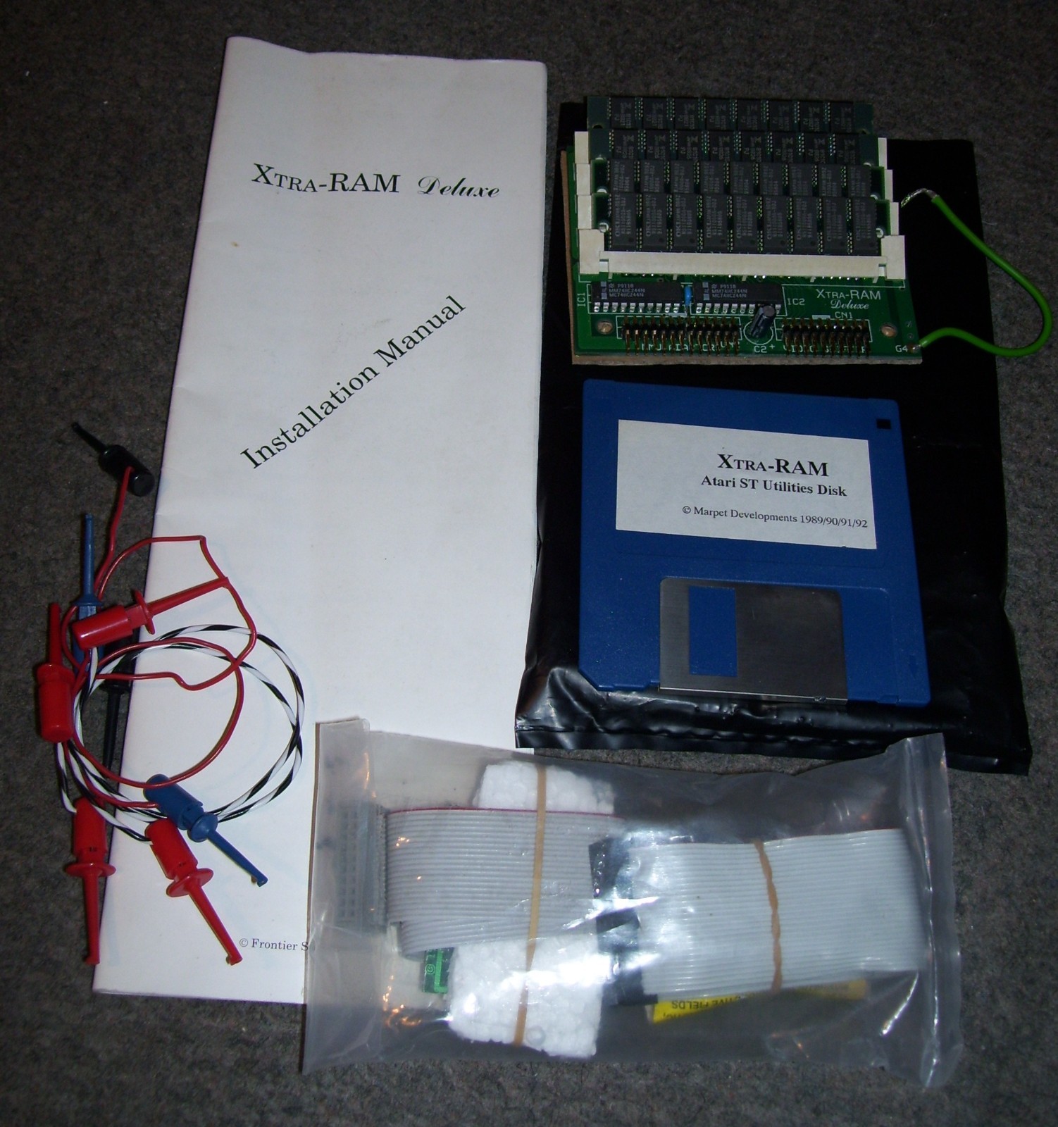 Atari 520 1040 STF STFM Computer 4MB Marpet Memory Upgrade Kit TESTED OK