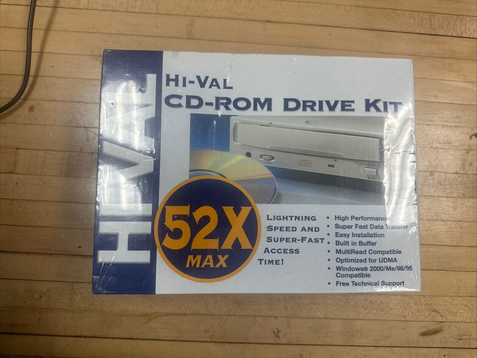 Hi-Val CD-ROM Drive Kit 56X Max UDMA MultiRead Compatible SEALED NEW #69