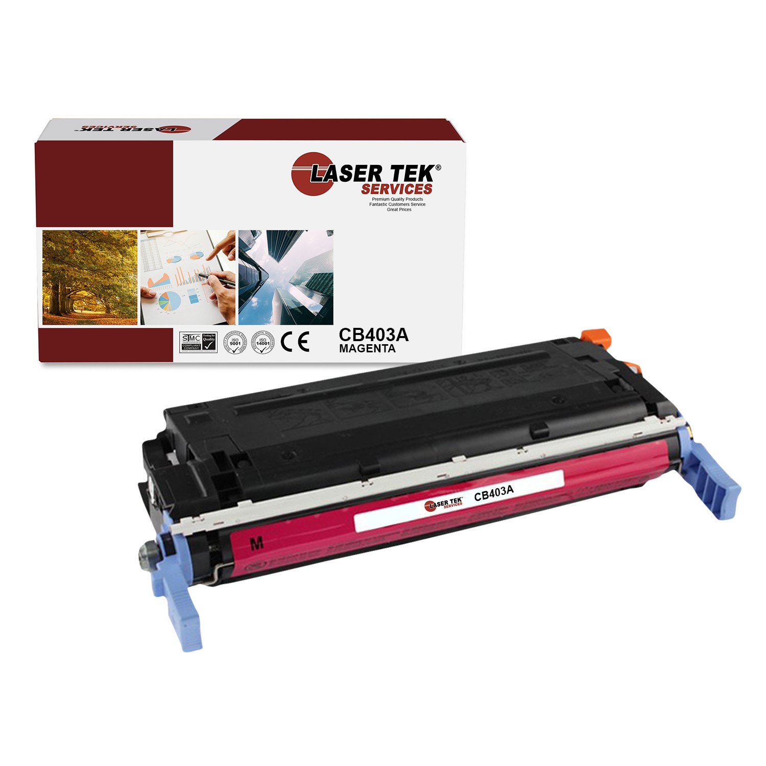 LTS 642A CB403A Magenta Compatible for HP LaserJet Enterprise CP4005 Toner
