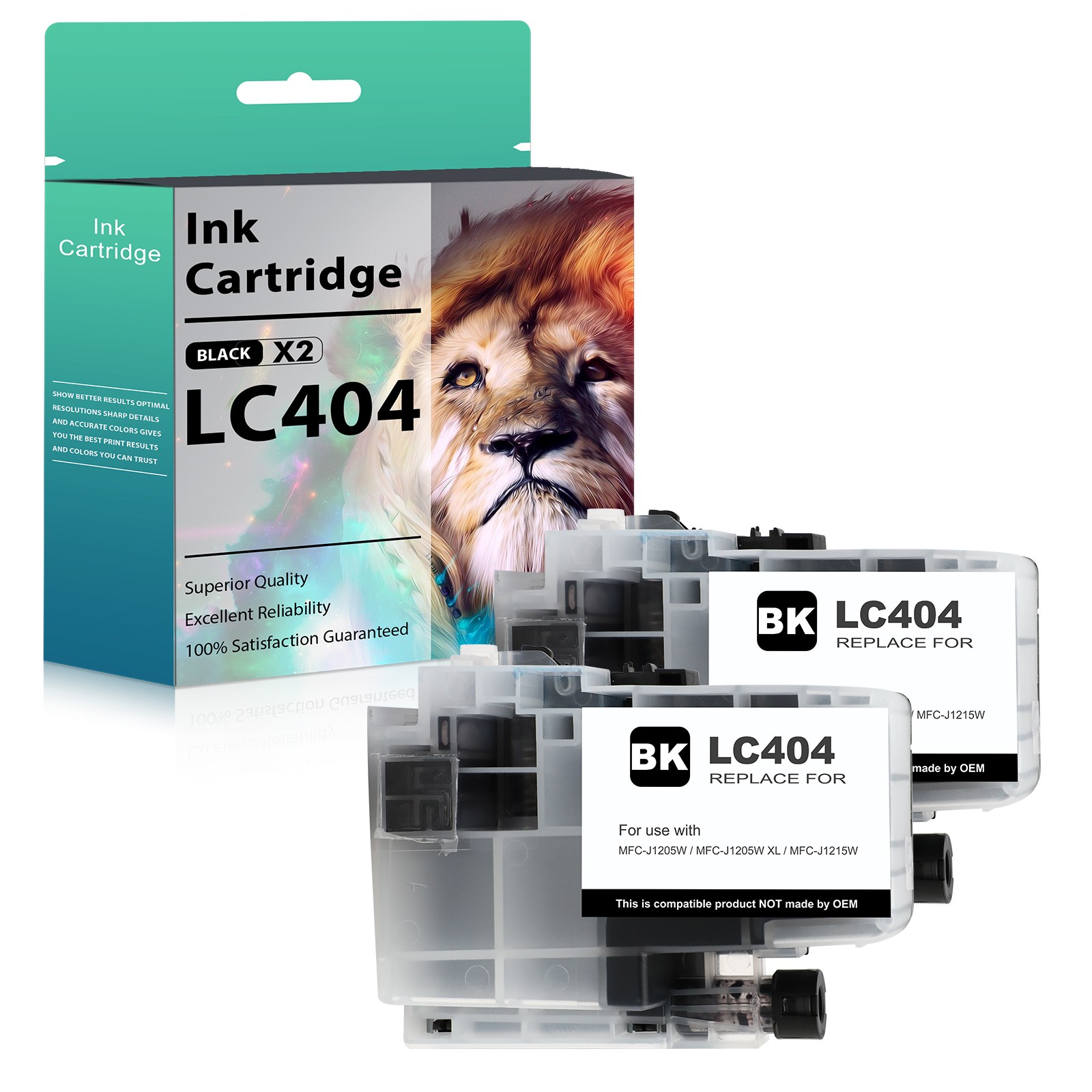 LC404 LC 404 Ink Cartridges Compatible For Brother LC-404 MFC-J1215W MFC-J1205W