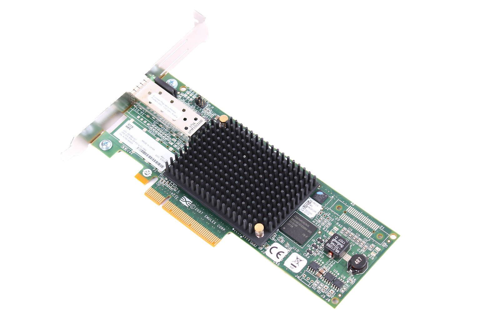 HP Single-Port 8GB PCIe Fibre Channel Host Bus Adapter High Profile 697889-001