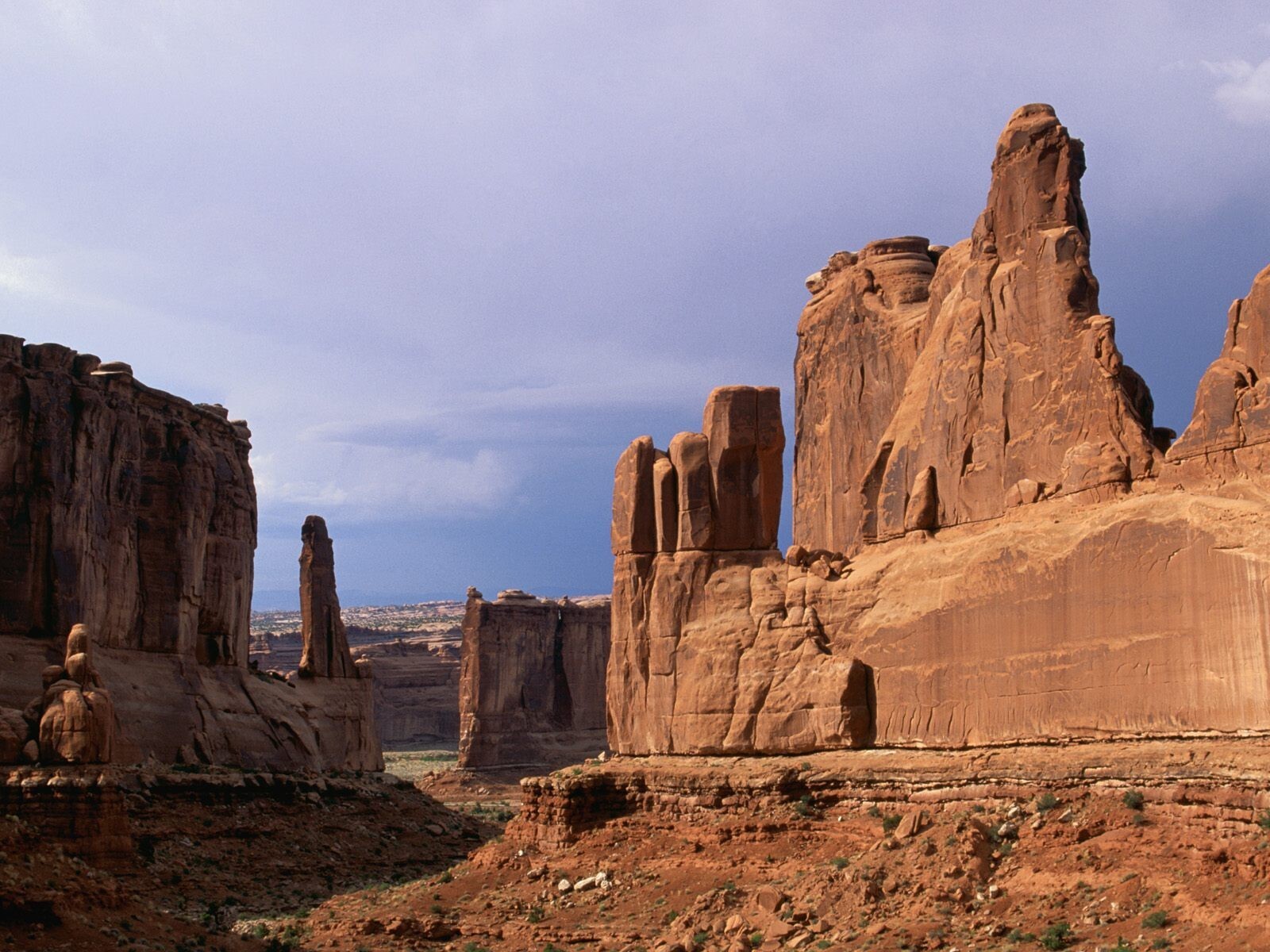 Landscape arches national park utah rock formation cliff Custom Gaming Mat Desk