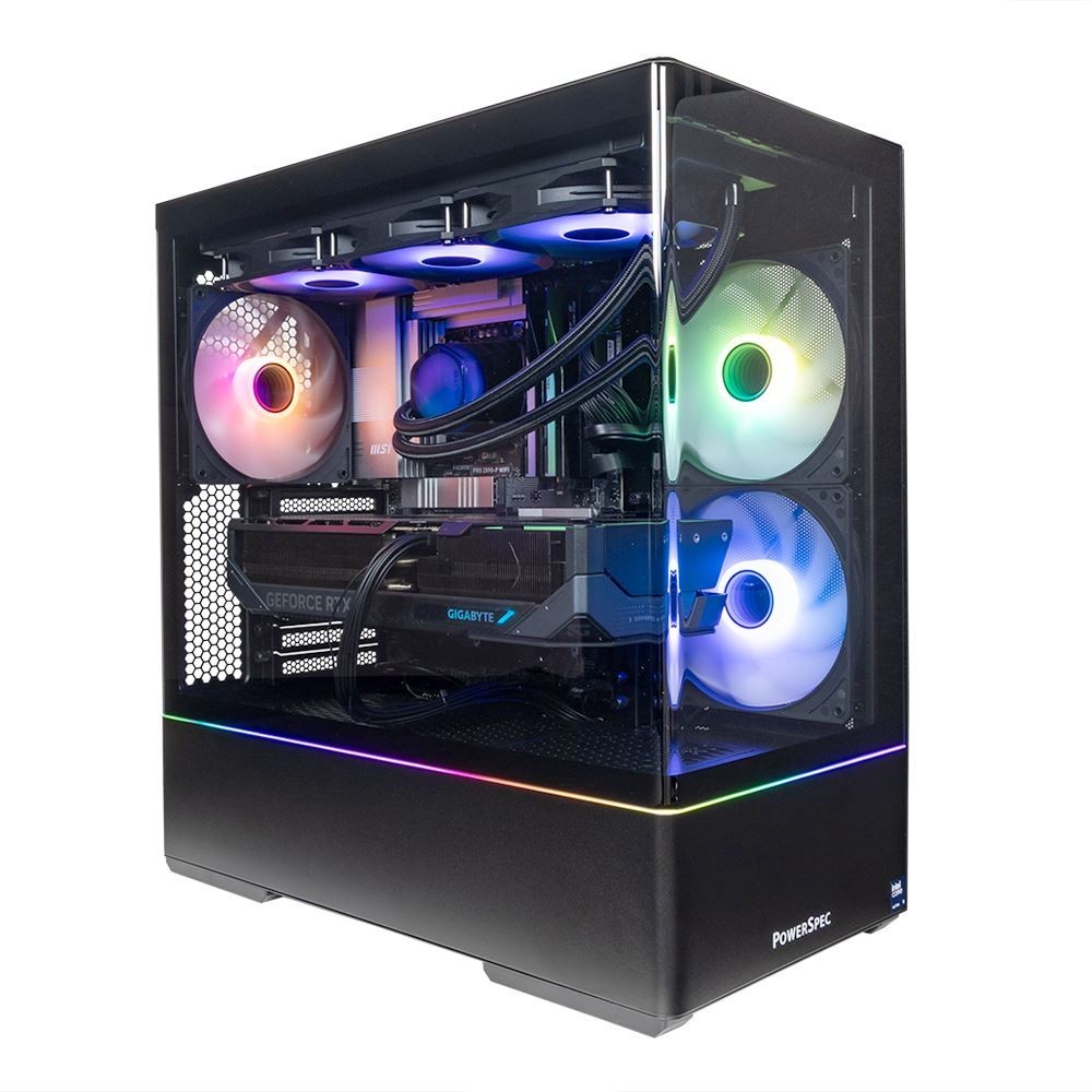 New PowerSpec Gaming PC, Ultra 9 285K,64GB DDR5 6000 RAM,2TB PCIe5 SSD,W11P