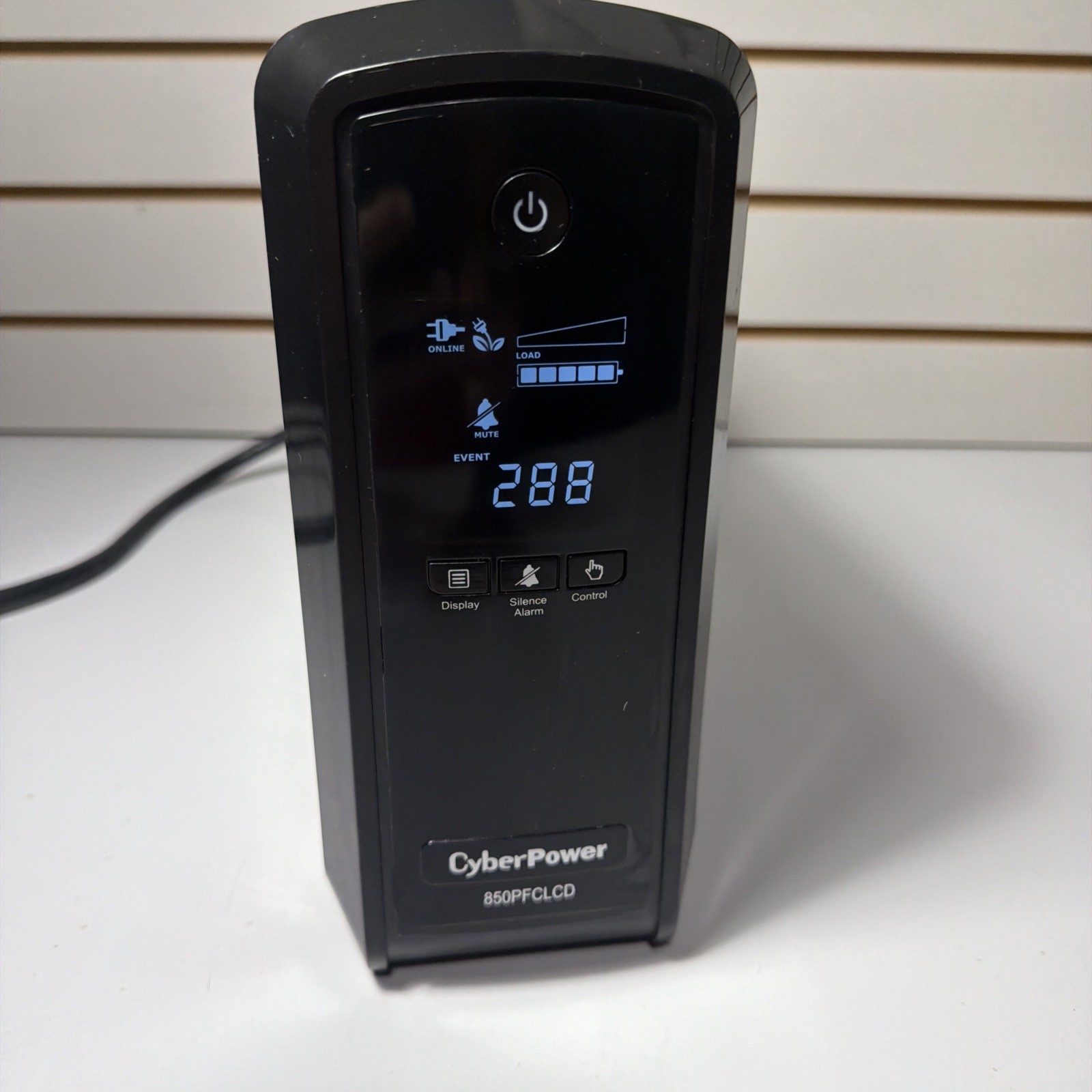 CyberPower CP850PFCLCD 120V Model 850VA  Battery Backup Power Supply Tested