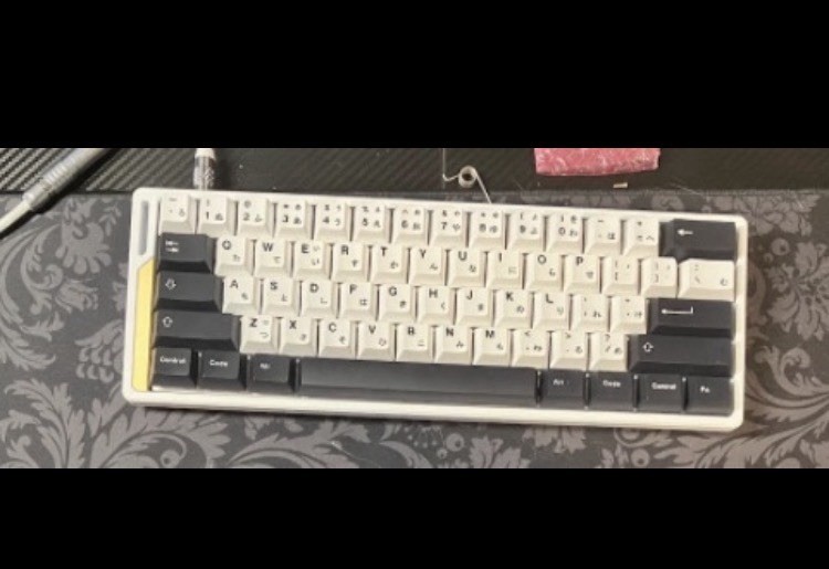 Custom Wooting 60HE with boxes and accessories 