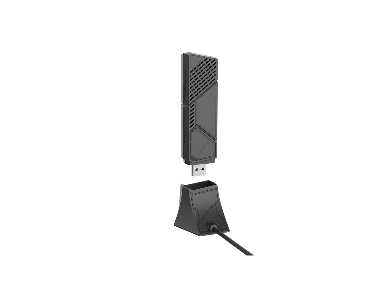 ASUS ROG USB-BE92 Tri-band BE6500 WiFi 7 USB Adapter, 6GHz band, support 4096-QA